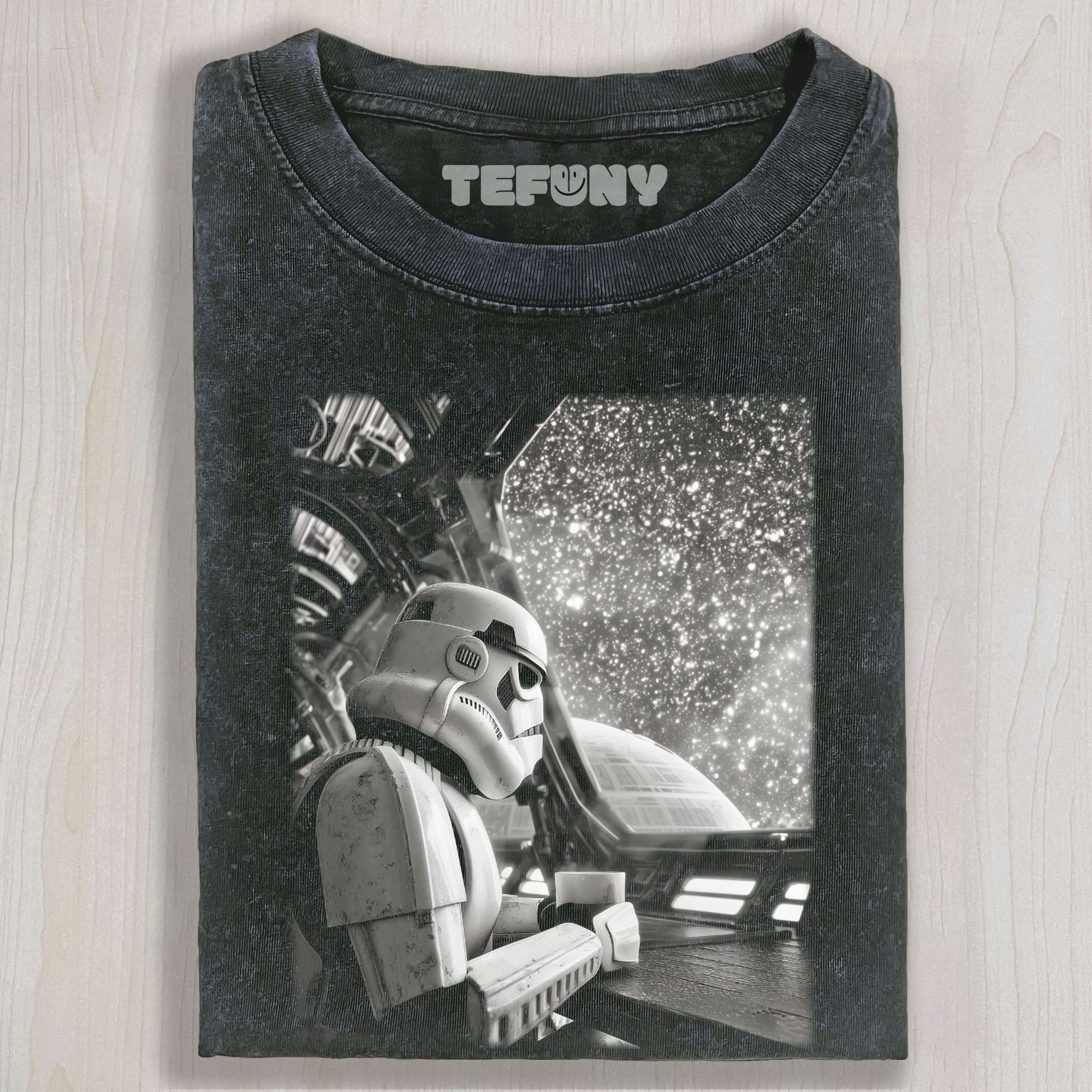 STORMTROOPER DRINKING COFFEE TEE & SWEAT & HOOD