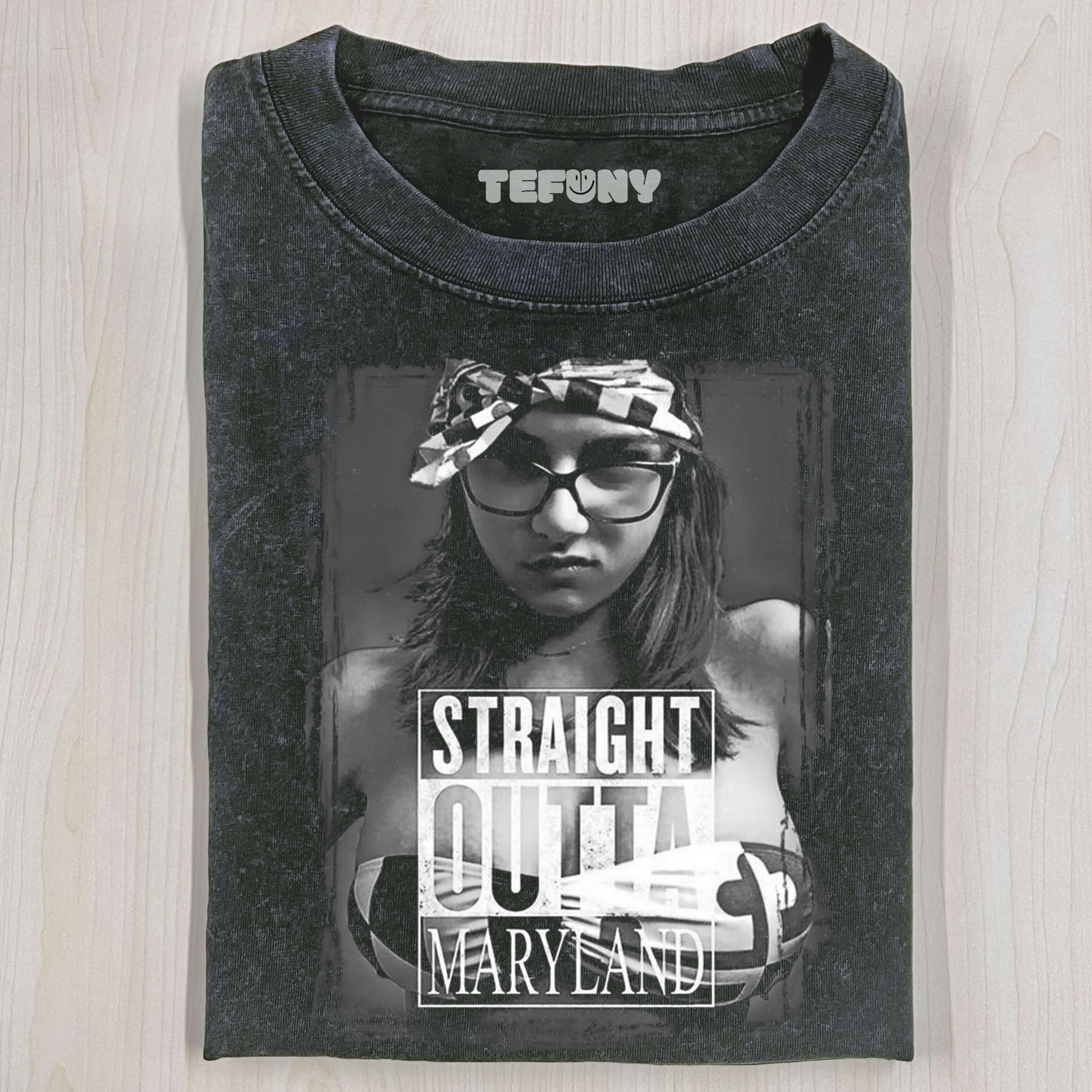 STRAIGHT OUTTA MARYLAND KHALIFA TEE SHIRT