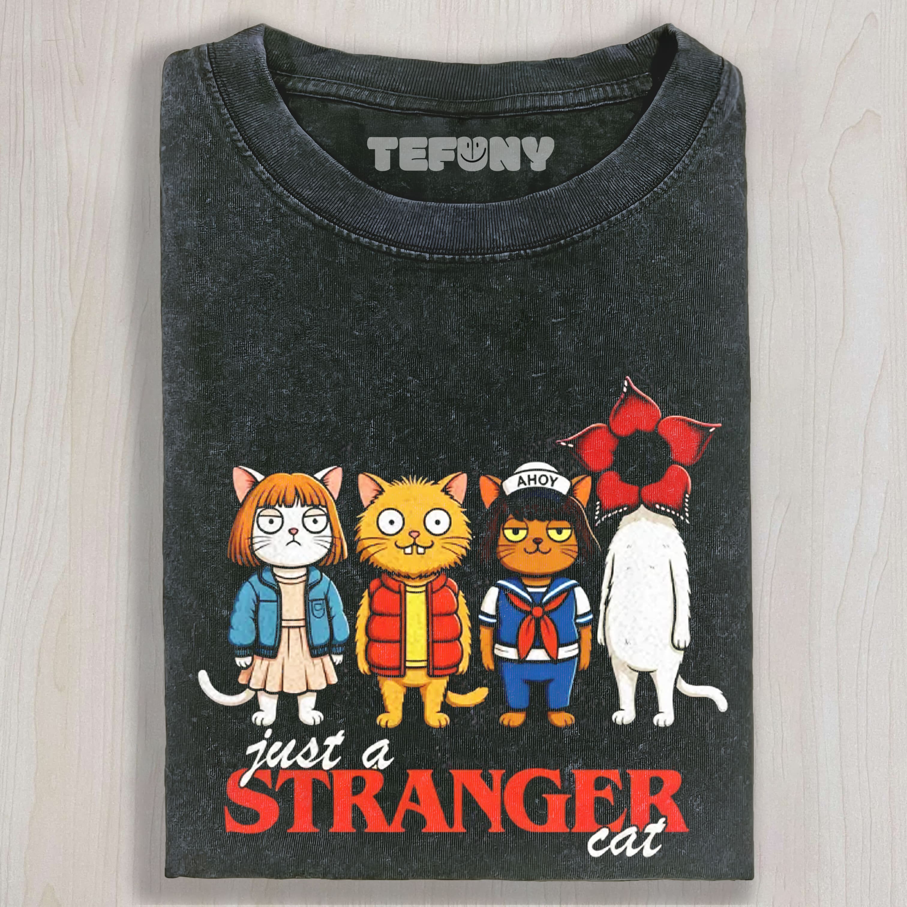 STRANGER CAT TEE & SWEAT & HOOD