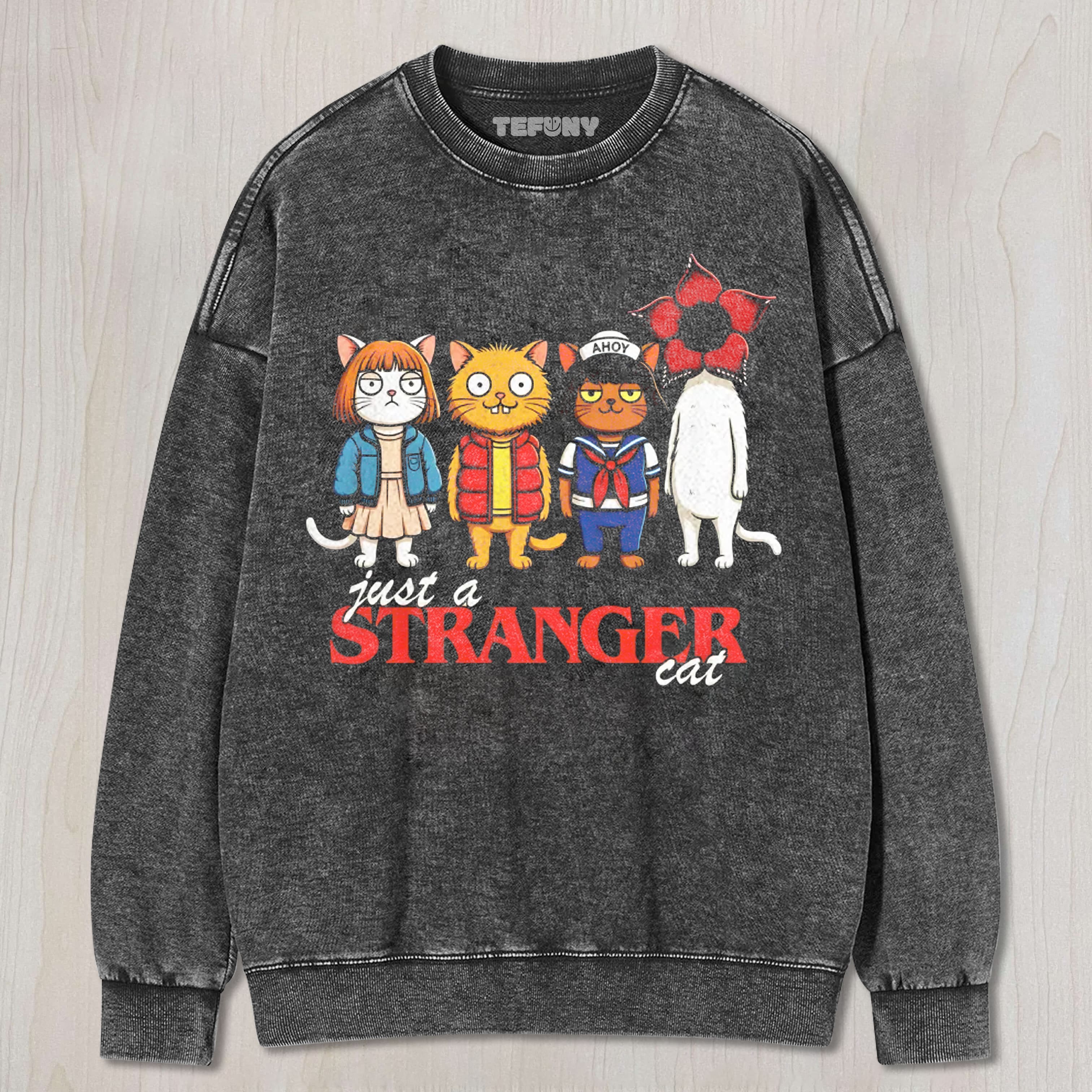 STRANGER CAT TEE & SWEAT & HOOD