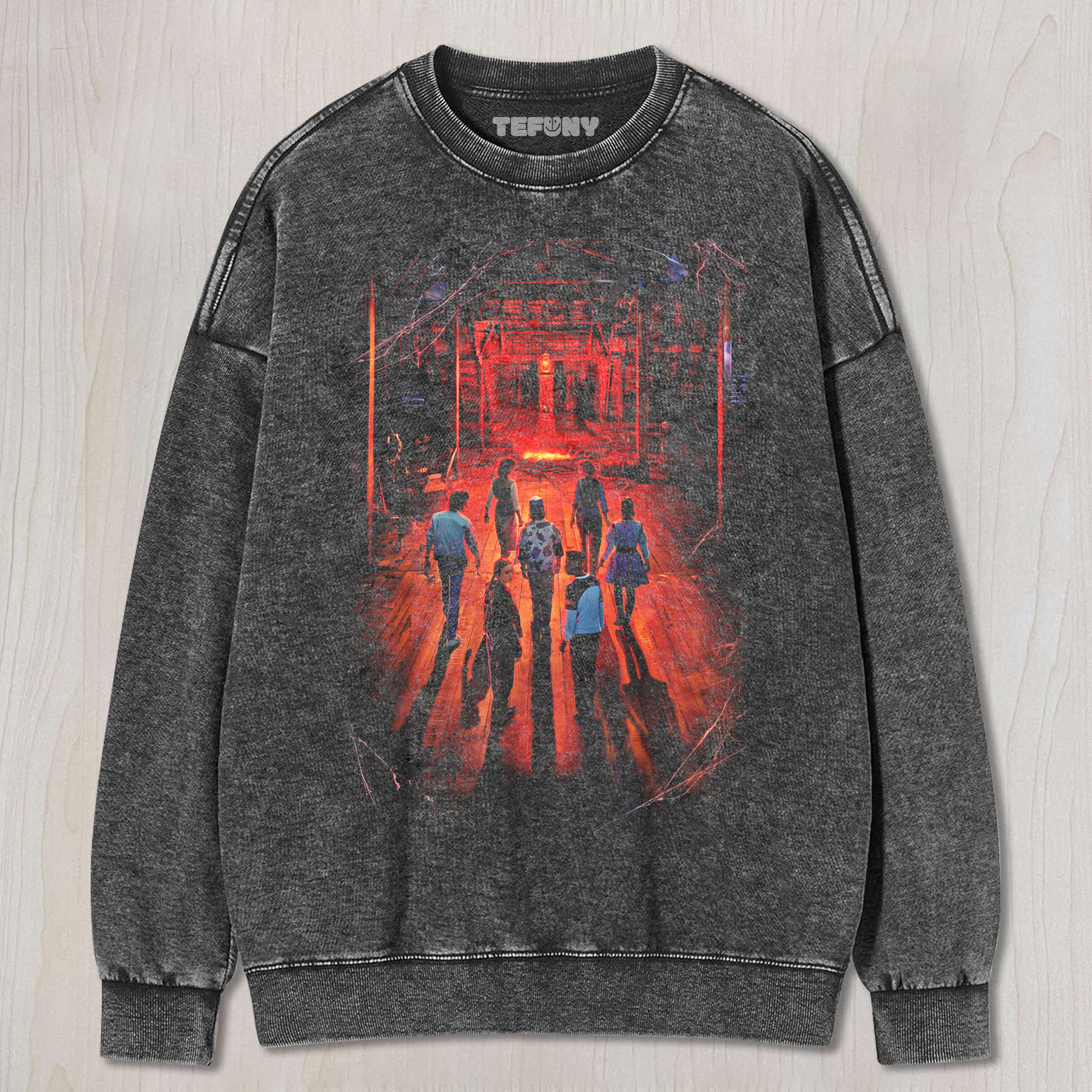 STRANGER THINGS POSTER T-SHIRT & LONG SLEEVES & HOODIES
