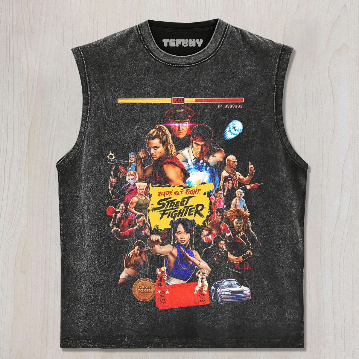 STREET FIGHTER MOVIE UNISEX TEE, TANK TOP, LAYERED LS, SWEATSHIRT & HOODIE