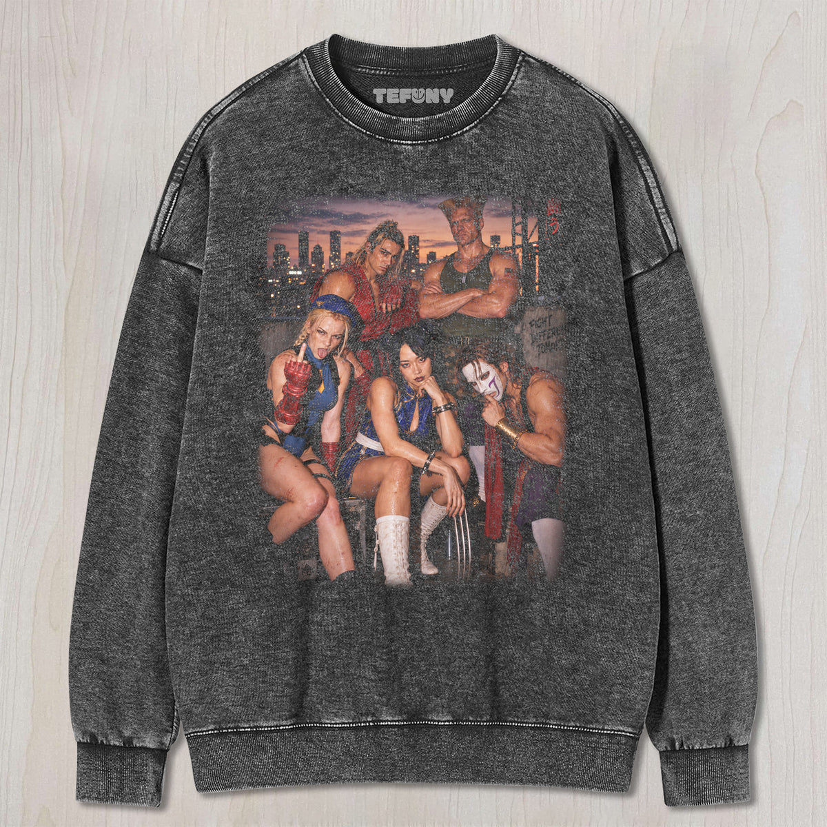 STREET FIGHTER MOVIE V13 UNISEX TEE, TANK TOP, LAYERED LS, SWEATSHIRT & HOODIE