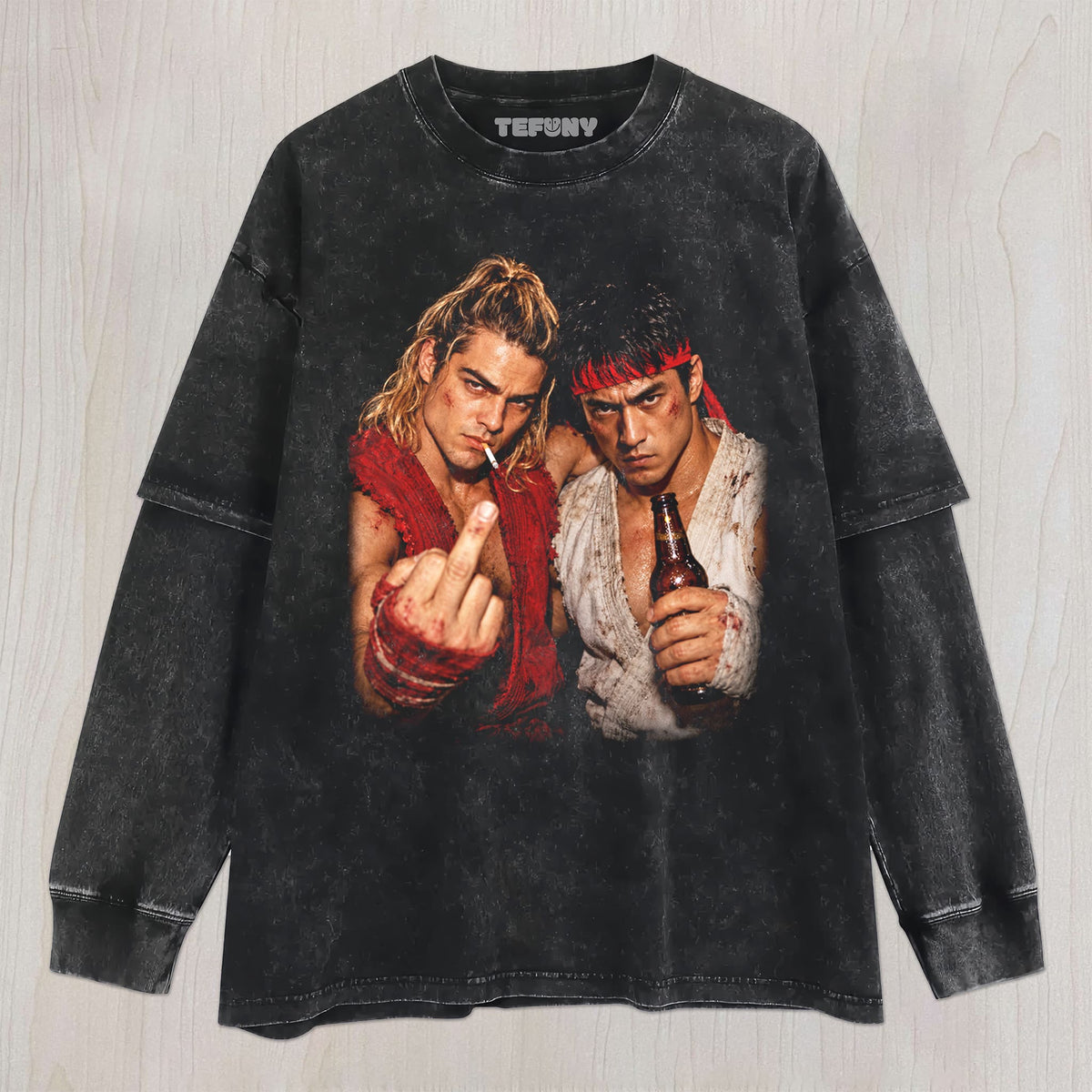 STREET FIGHTER MOVIE V6 UNISEX TEE, TANK TOP, LAYERED LS, SWEATSHIRT & HOODIE