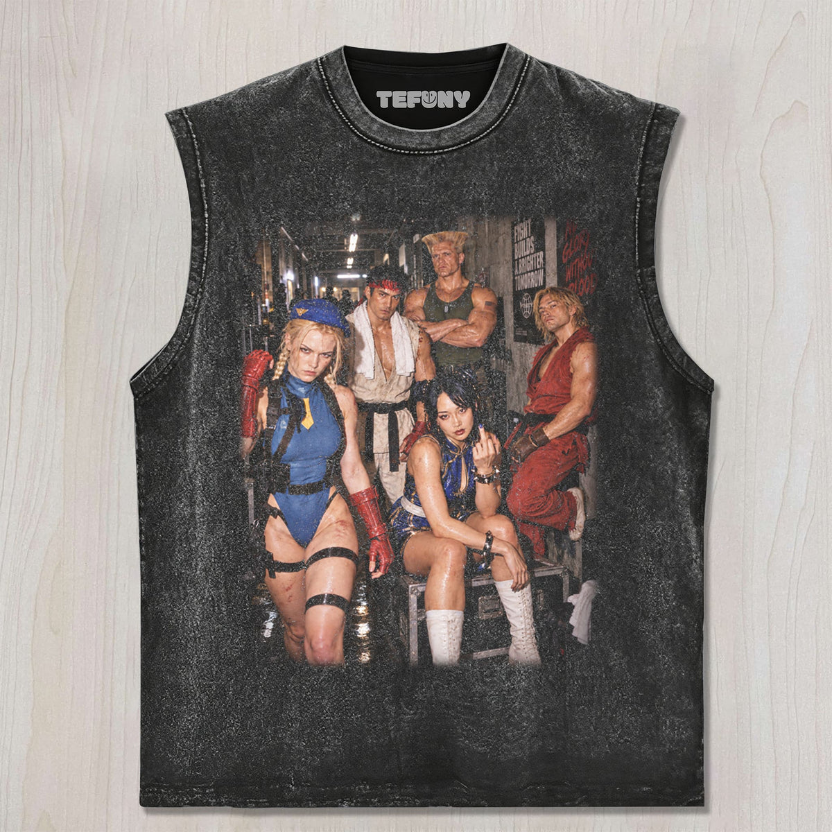 STREET FIGHTER MOVIE V8 UNISEX TEE, TANK TOP, LAYERED LS, SWEATSHIRT & HOODIE