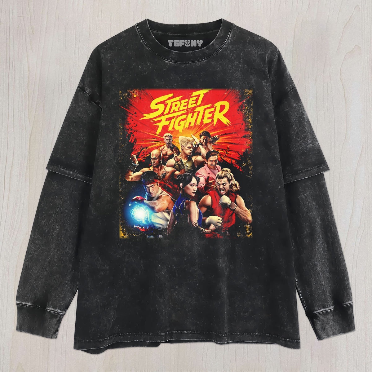 STREET FIGHTER V2 UNISEX TEE, TANK TOP, LAYERED LS, SWEATSHIRT & HOODIE