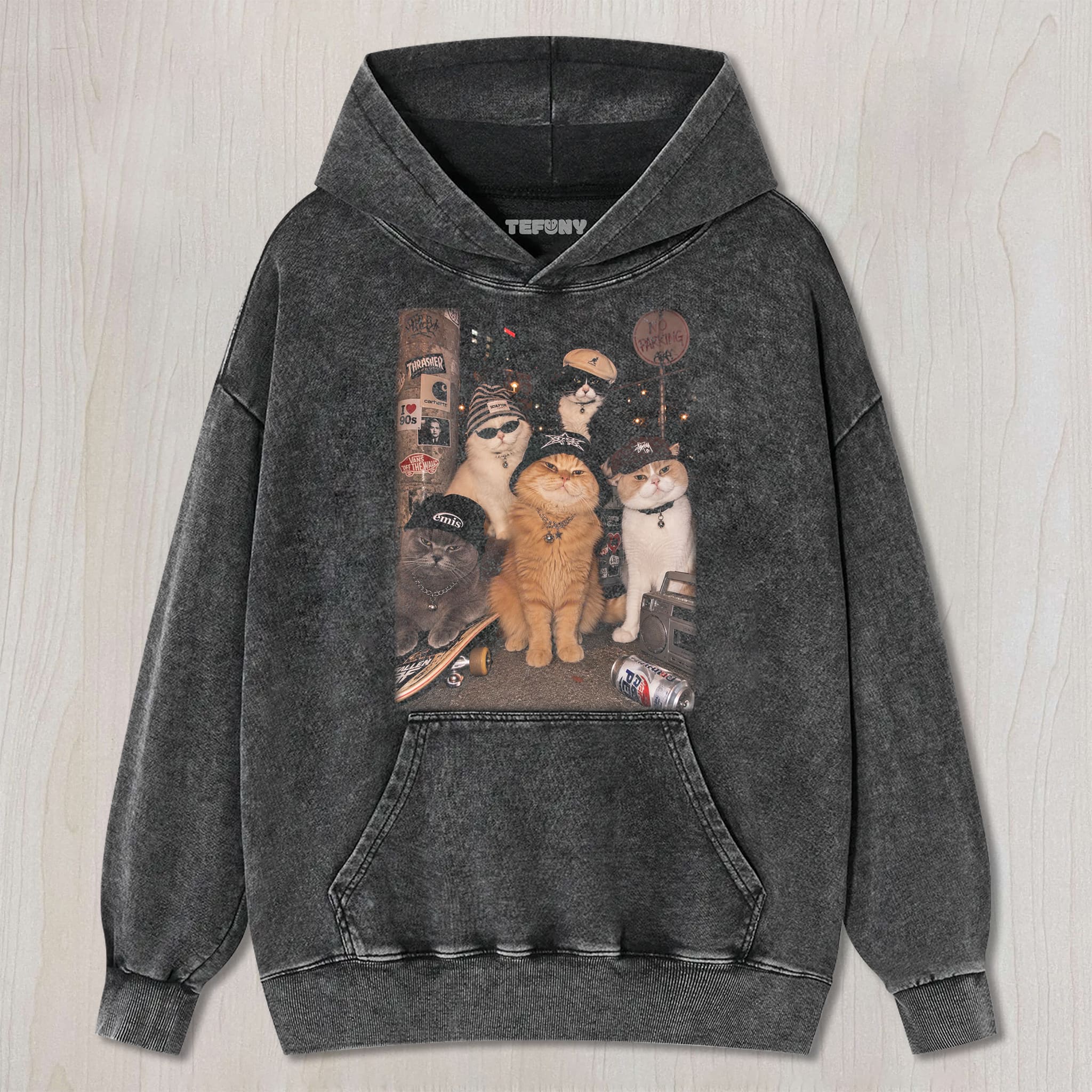 STREET STYLE CATS UNISEX TEE, TANK TOP, LAYERED LS, SWEATSHIRT & HOODIE