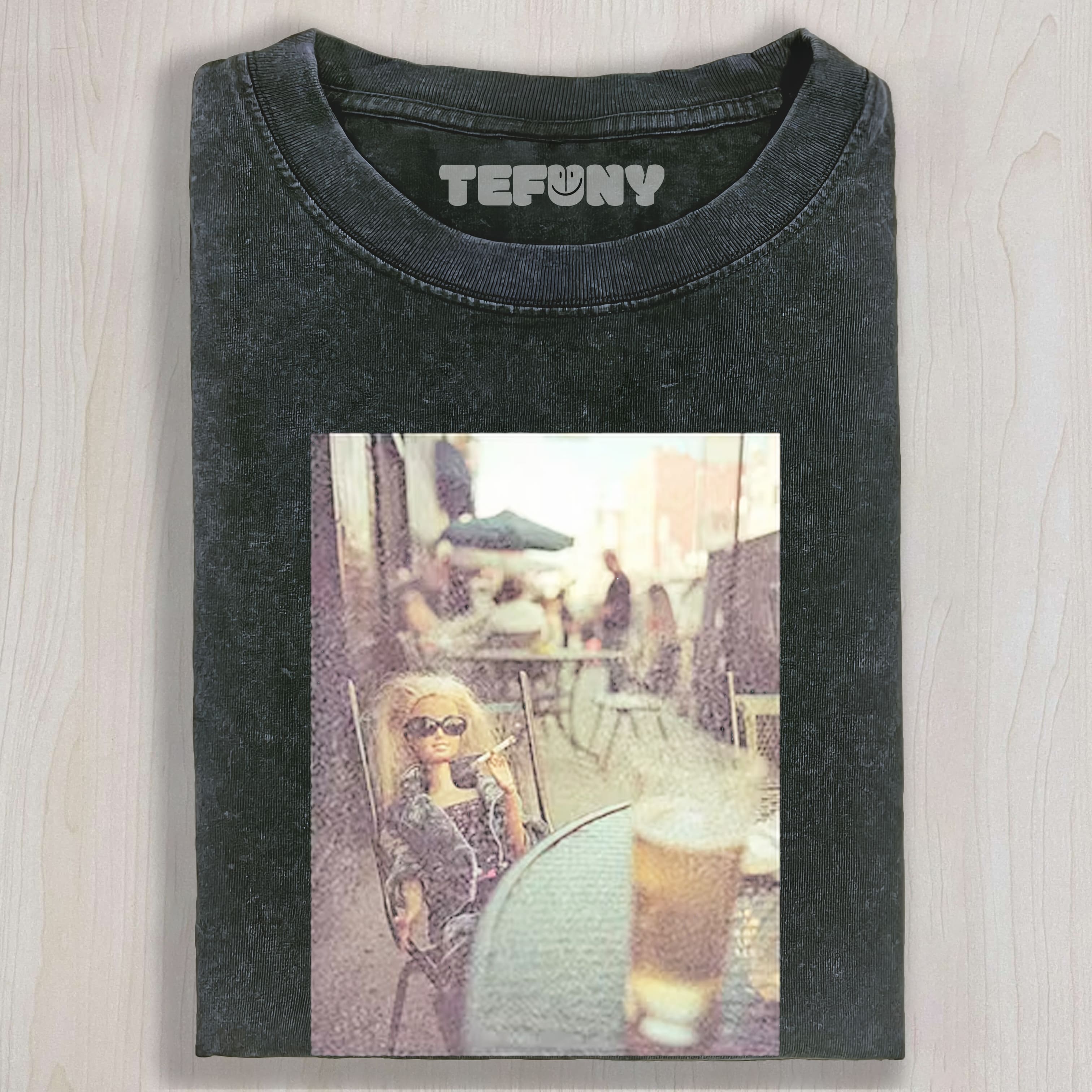 STREET AFTERNOON TEADOLL FACE GIRL UNISEX TEE, TANK TOP, LAYERED LS, SWEATSHIRT & HOODIE