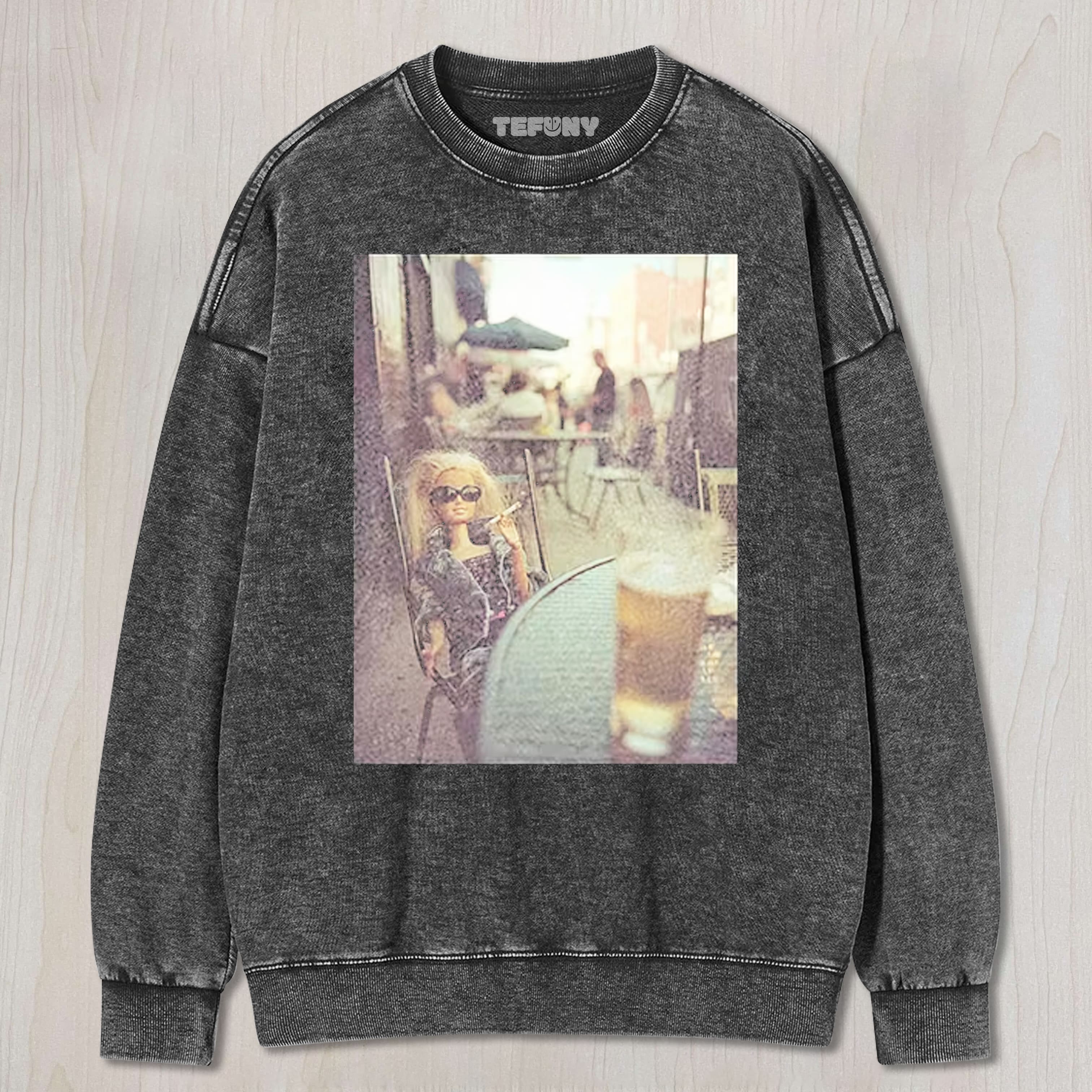 STREET AFTERNOON TEADOLL FACE GIRL UNISEX TEE, TANK TOP, LAYERED LS, SWEATSHIRT & HOODIE