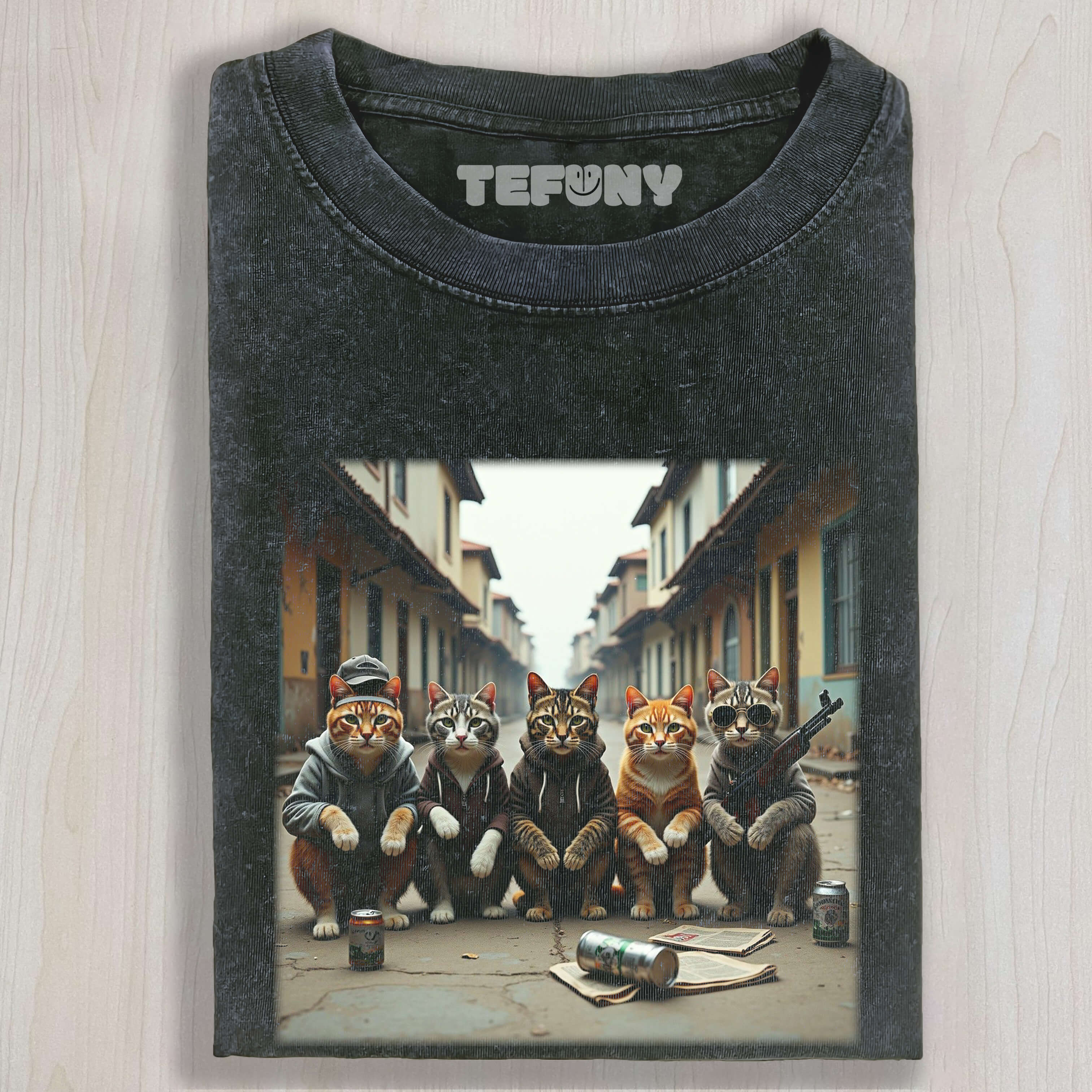 STREET CAT GANG TEE & SWEAT & HOOD