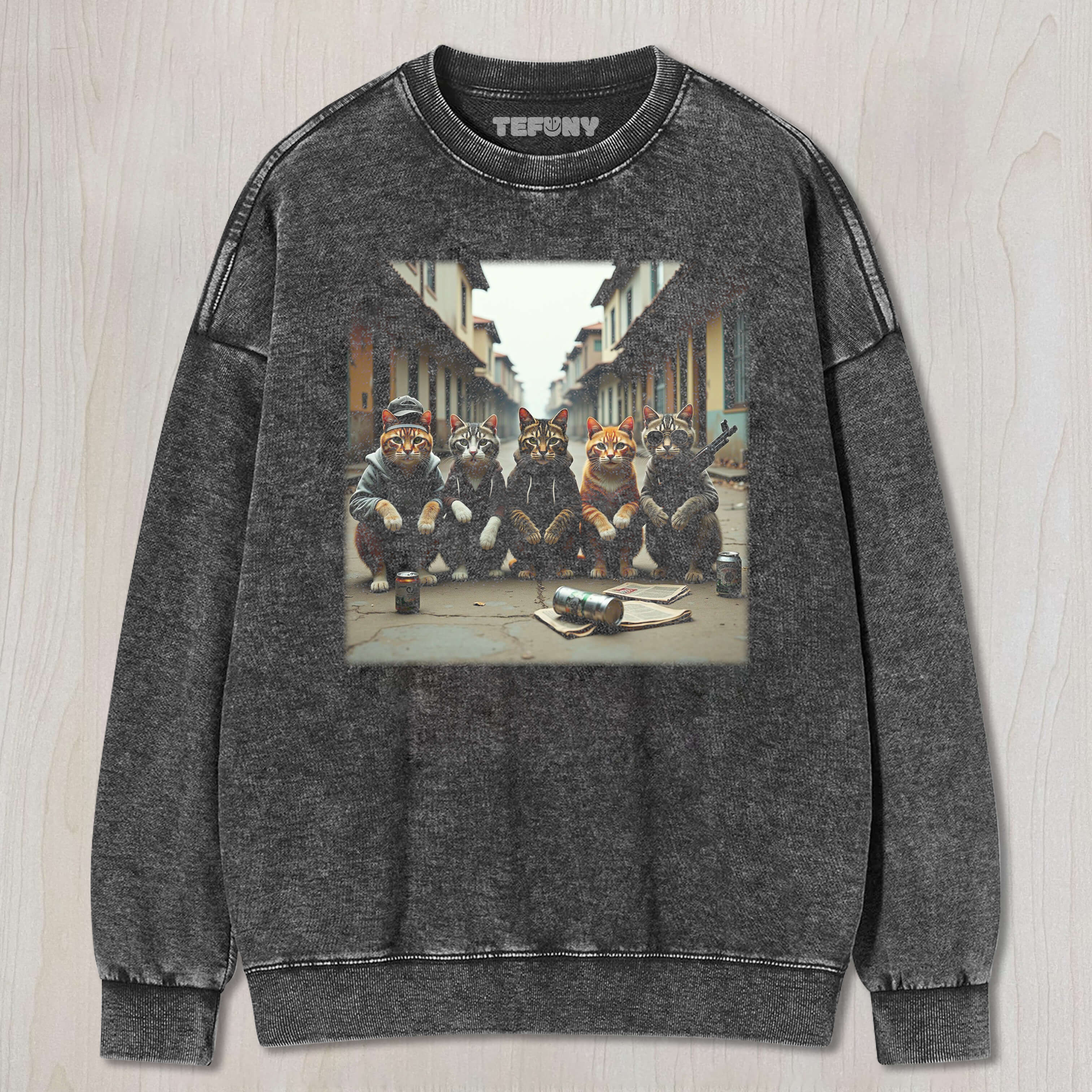 STREET CAT GANG TEE & SWEAT & HOOD