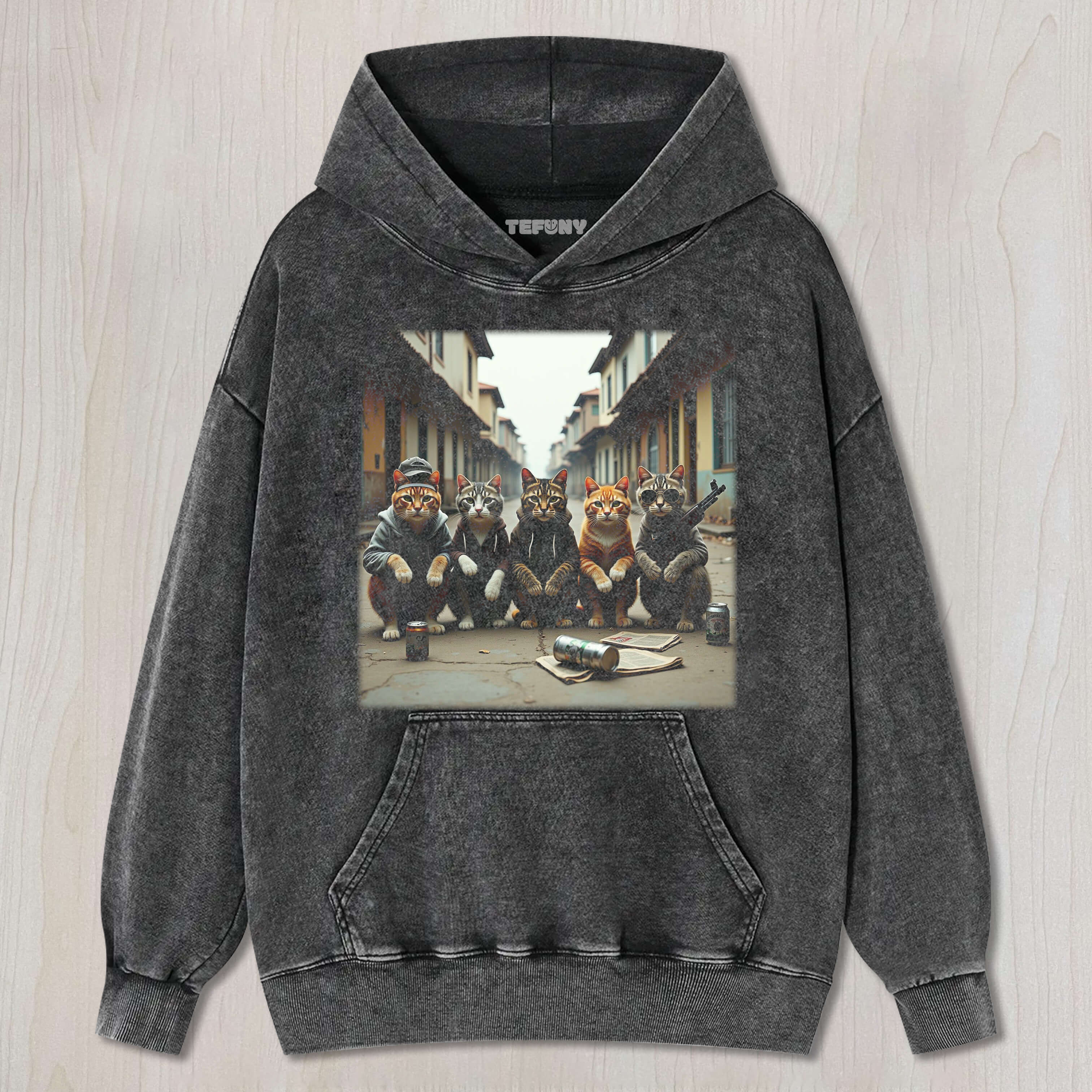 STREET CAT GANG TEE & SWEAT & HOOD