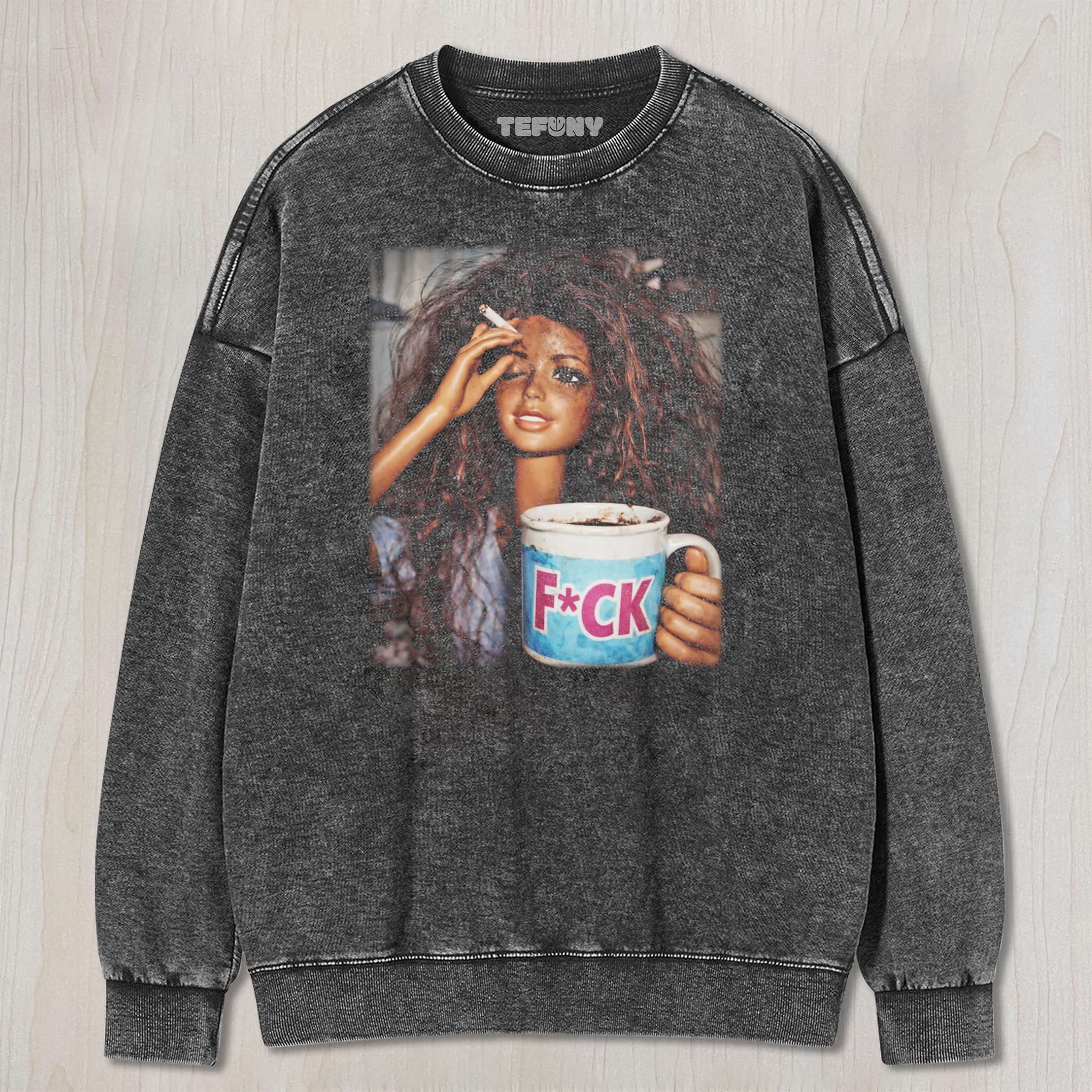 STRESSED DOLL MORNING MOOD UNISEX TEE, TANK TOP, LAYERED LS, SWEATSHIRT & HOODIE