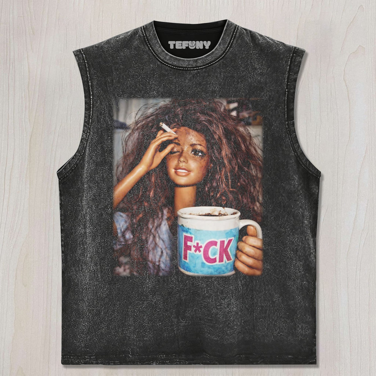 STRESSED DOLL MORNING MOOD UNISEX TEE, TANK TOP, LAYERED LS, SWEATSHIRT & HOODIE