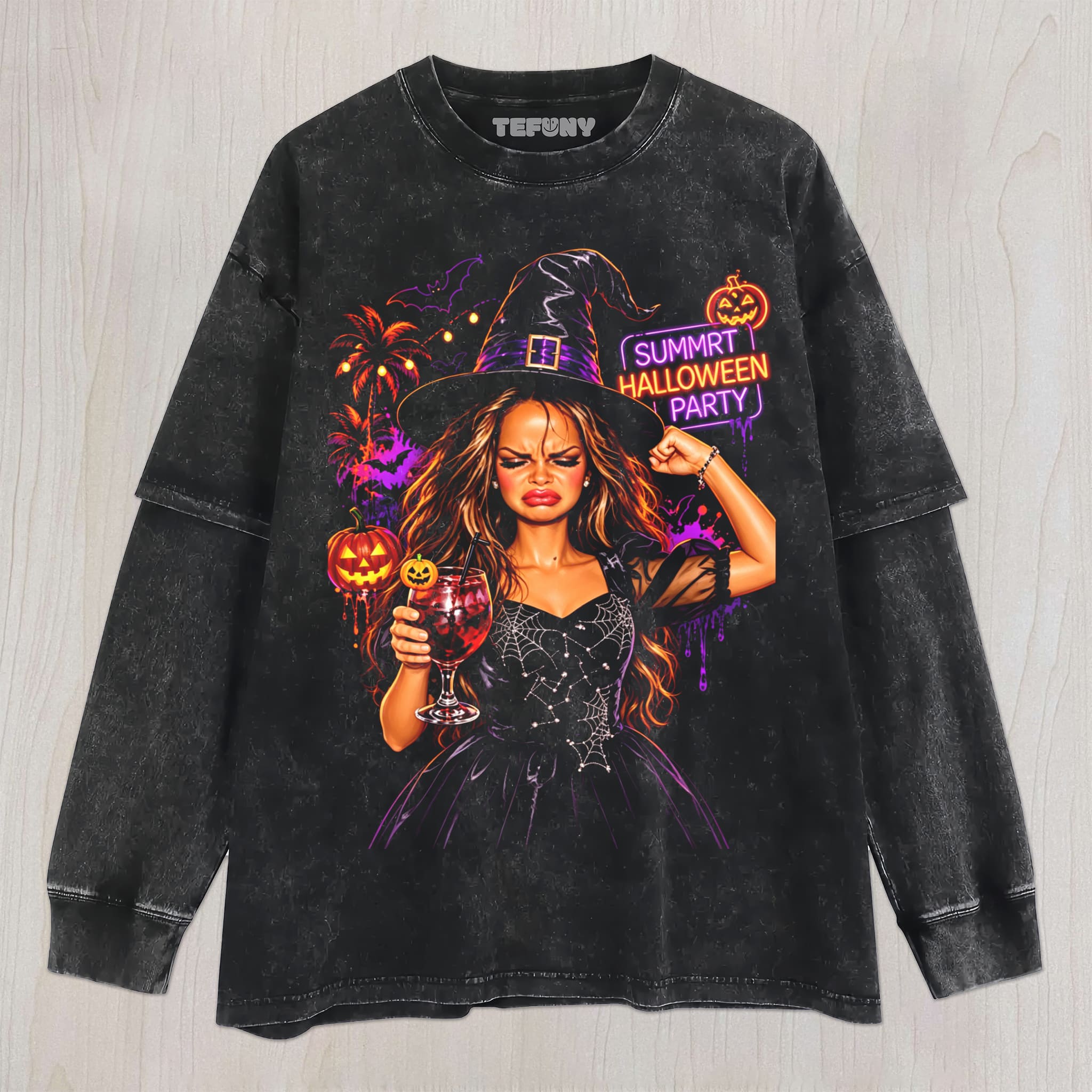 SUMMER HALLOWEEN PARTY UNISEX TEE, TANK TOP, LAYERED LS, SWEATSHIRT & HOODIE