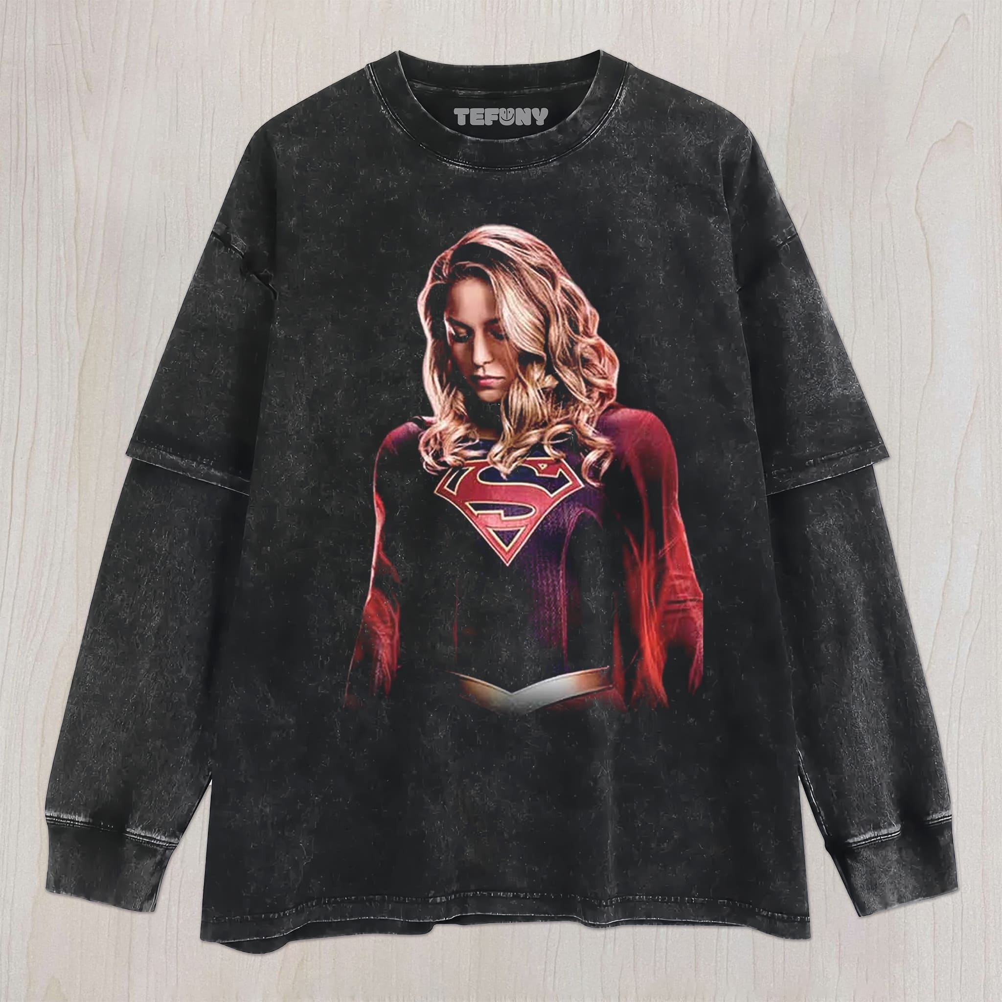 SUPERGIRL UNISEX TEE, TANK TOP, LAYERED LS, SWEATSHIRT & HOODIE