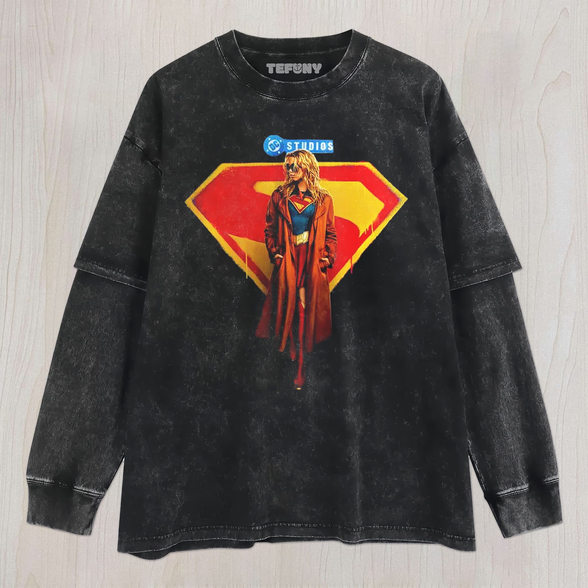 SUPERGIRL V5 UNISEX TEE, TANK TOP, LAYERED LS, SWEATSHIRT & HOODIE