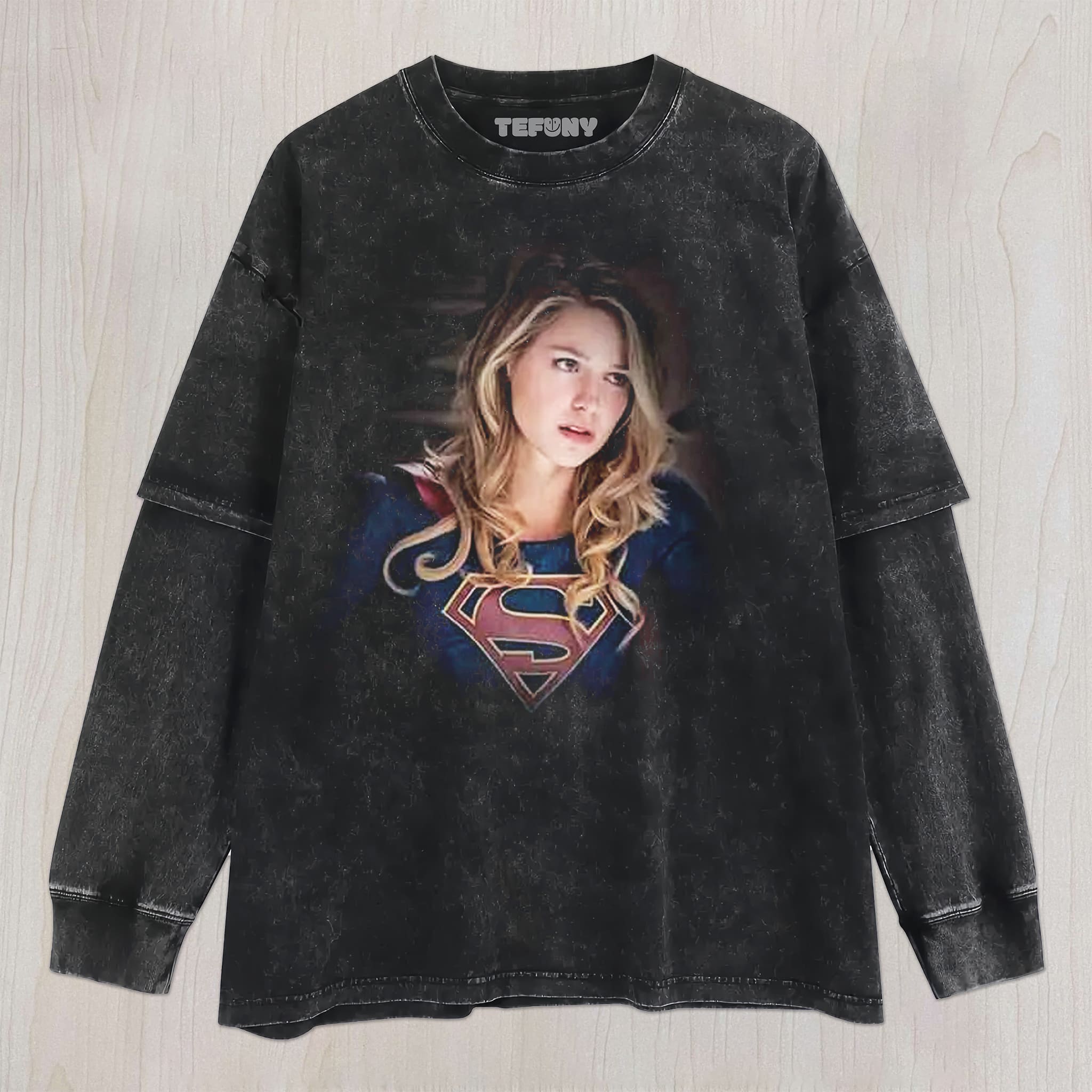 SUPERGIRL V7 UNISEX TEE, TANK TOP, LAYERED LS, SWEATSHIRT & HOODIE