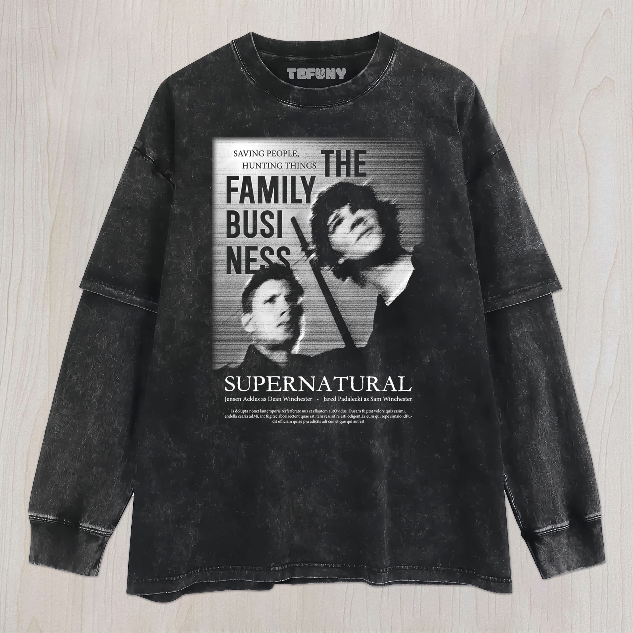 SUPERNATURAL V9 UNISEX TEE, TANK TOP, LAYERED LS, SWEATSHIRT & HOODIE
