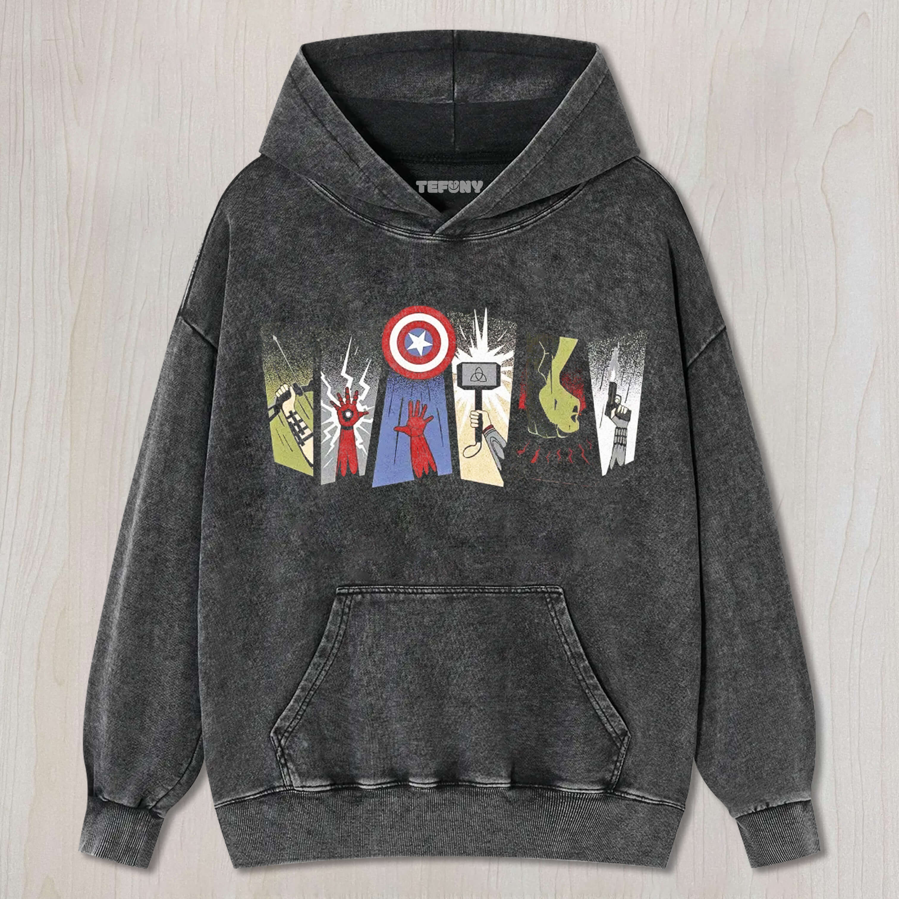 SUPER HERO ICONS TEE & SWEAT & HOOD