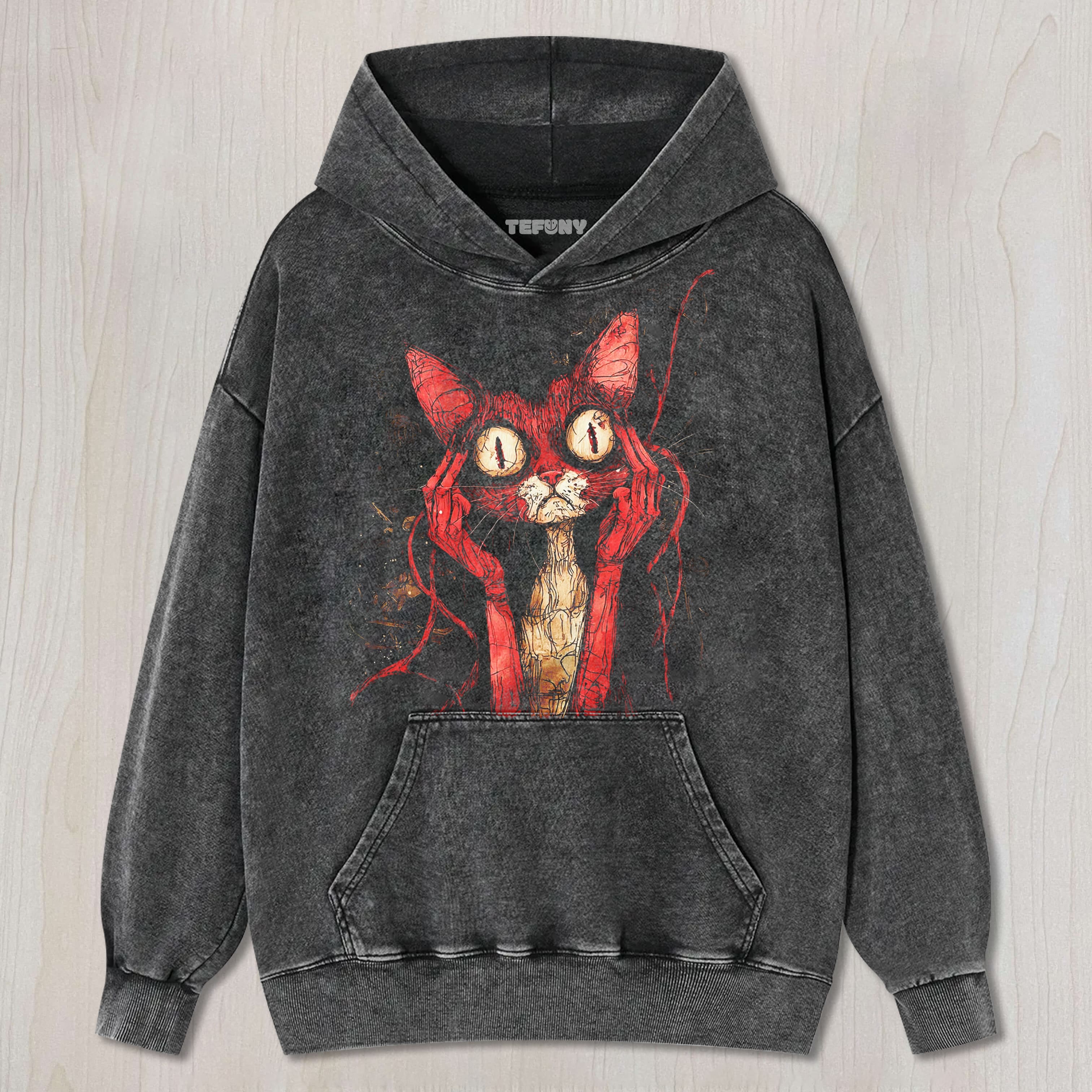 SURPRISED CAT UNISEX TEE, TANK TOP, LAYERED LS, SWEATSHIRT & HOODIE