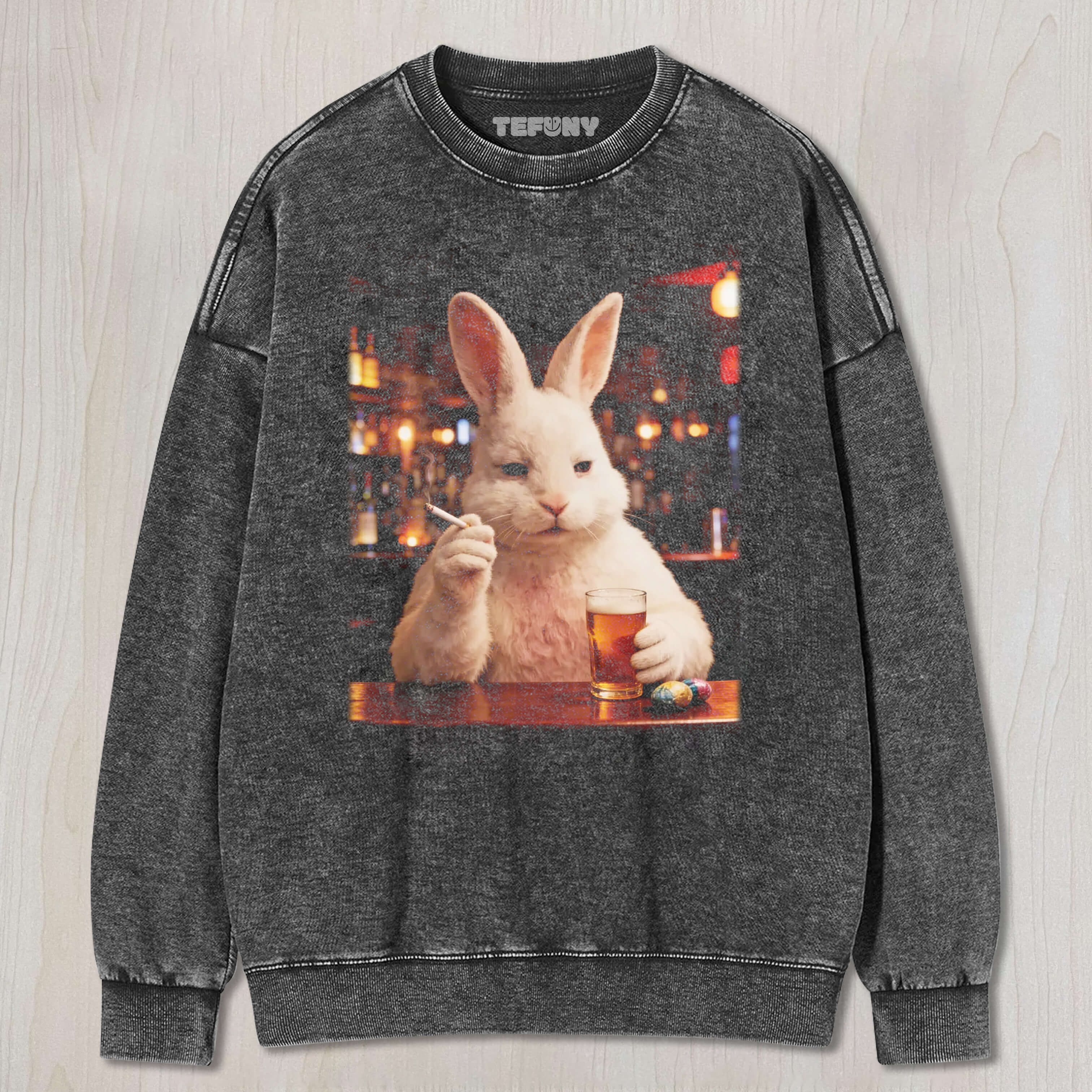 SURREAL BUNNY BAR SCENE TEE & SWEAT & HOOD