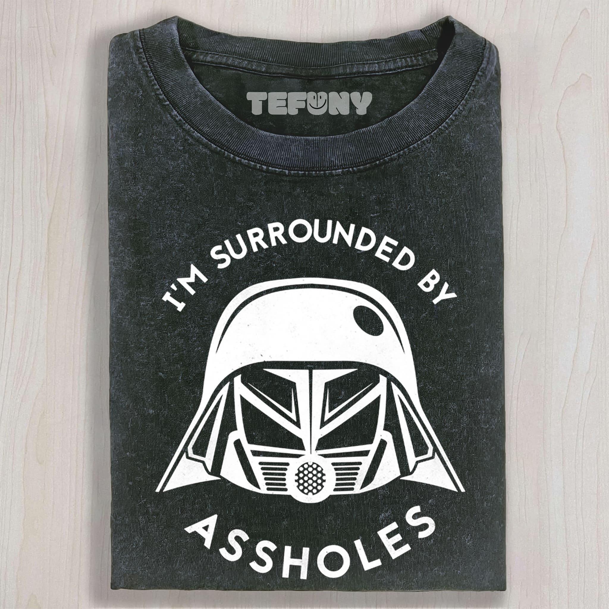 SURROUNDED BY ASSHOLES UNISEX TEE, TANK TOP, LAYERED LS, SWEATSHIRT & HOODIE
