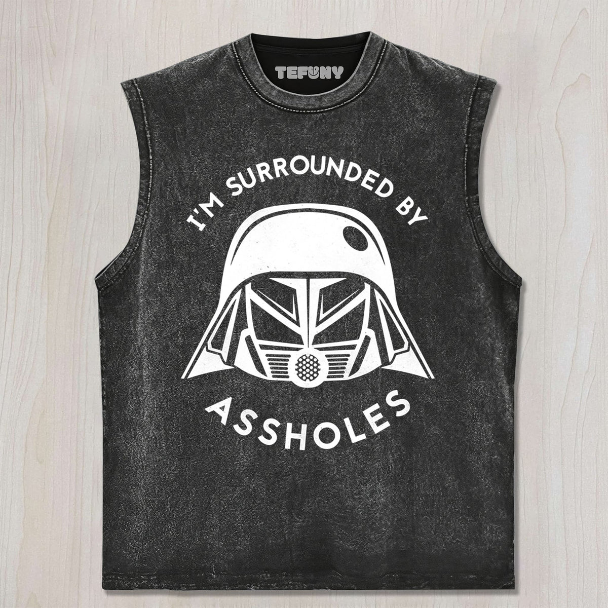 SURROUNDED BY ASSHOLES UNISEX TEE, TANK TOP, LAYERED LS, SWEATSHIRT & HOODIE