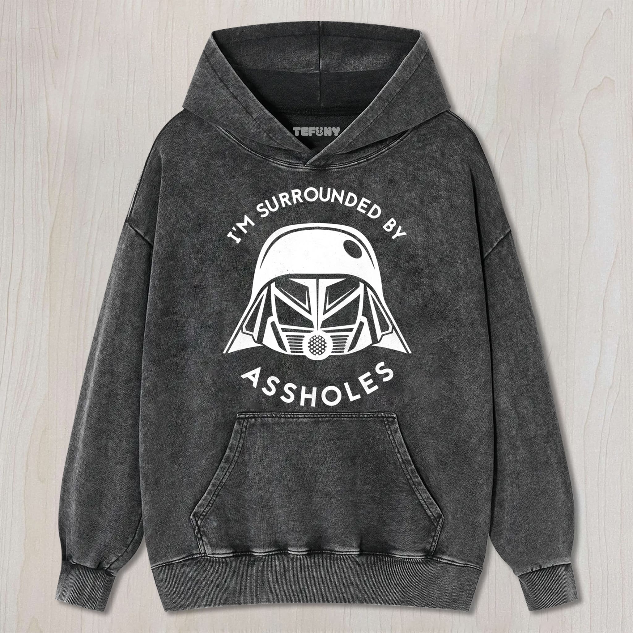 SURROUNDED BY ASSHOLES UNISEX TEE, TANK TOP, LAYERED LS, SWEATSHIRT & HOODIE