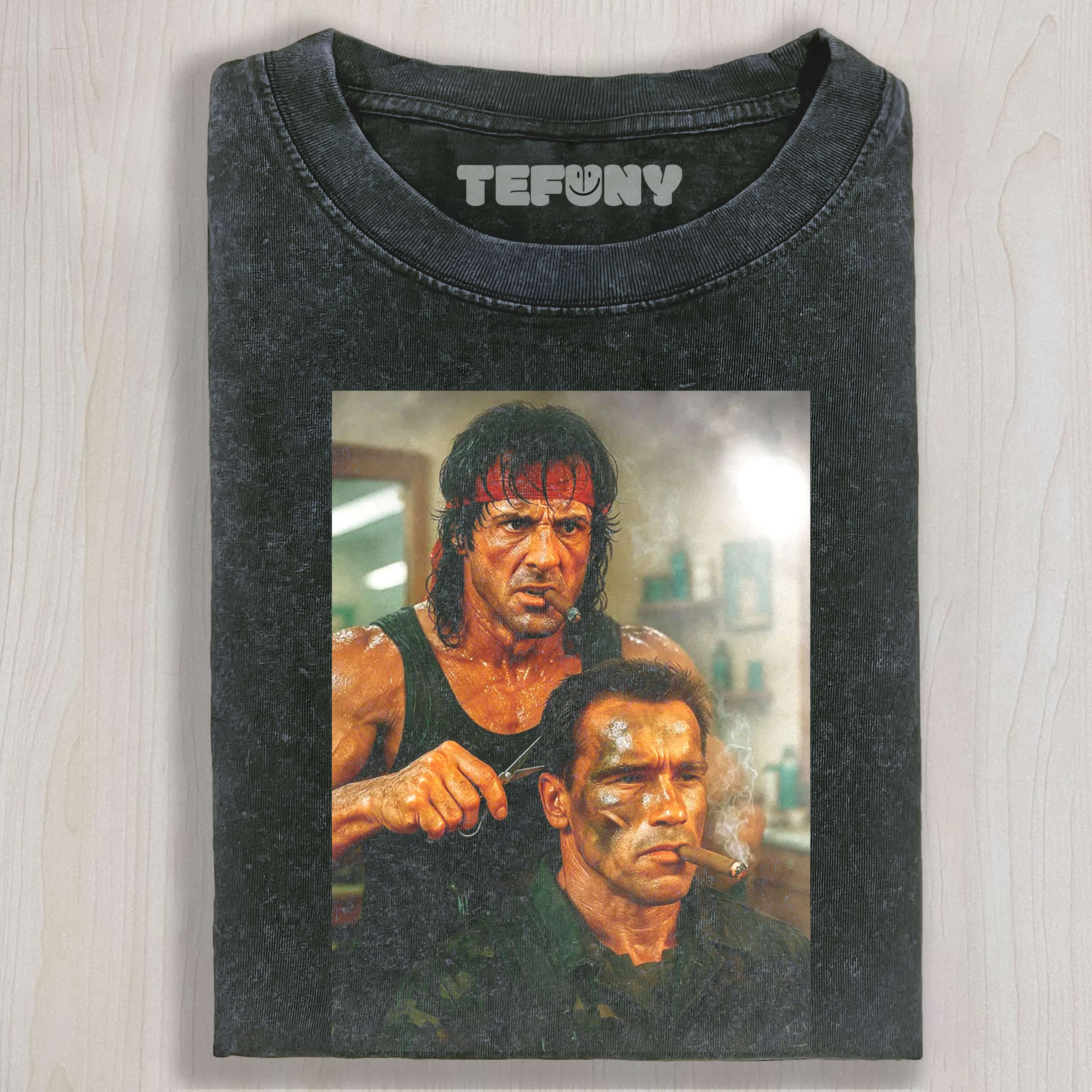 SYLVESTER STALLONE & ARNOLD SCHWARZENEGGER TEE & SWEAT & HOOD