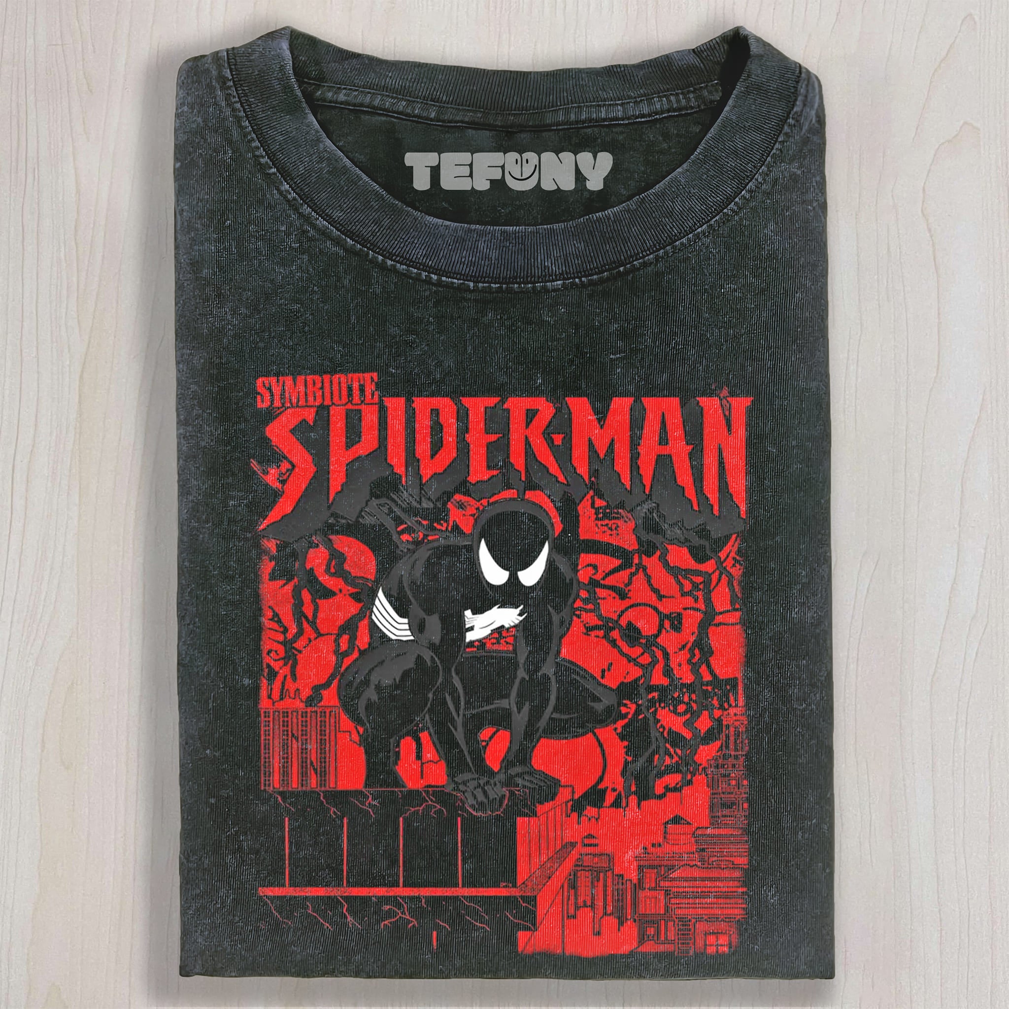 SYMBIOTE SPIDERMAN UNISEX TEE, TANK TOP, LAYERED LS, SWEATSHIRT & HOODIE