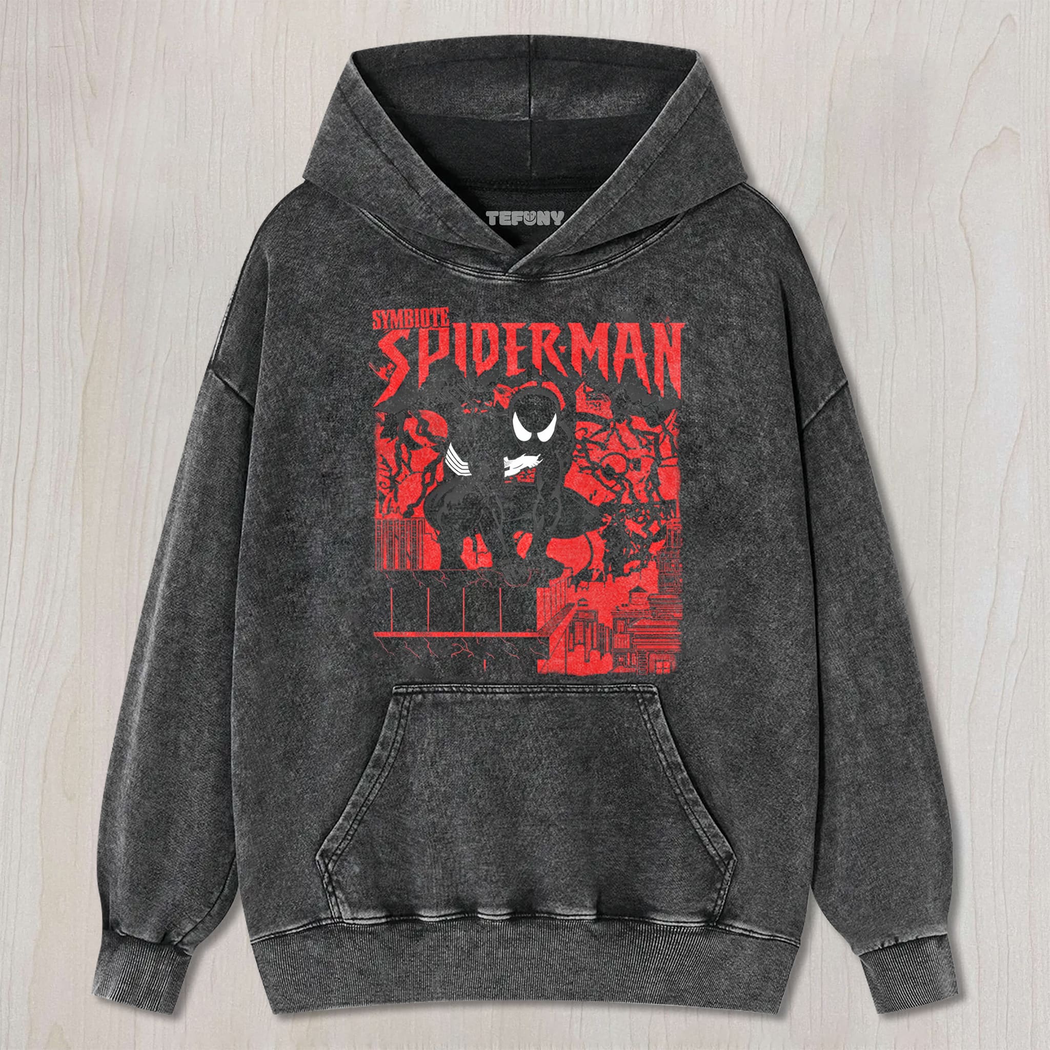 SYMBIOTE SPIDERMAN UNISEX TEE, TANK TOP, LAYERED LS, SWEATSHIRT & HOODIE