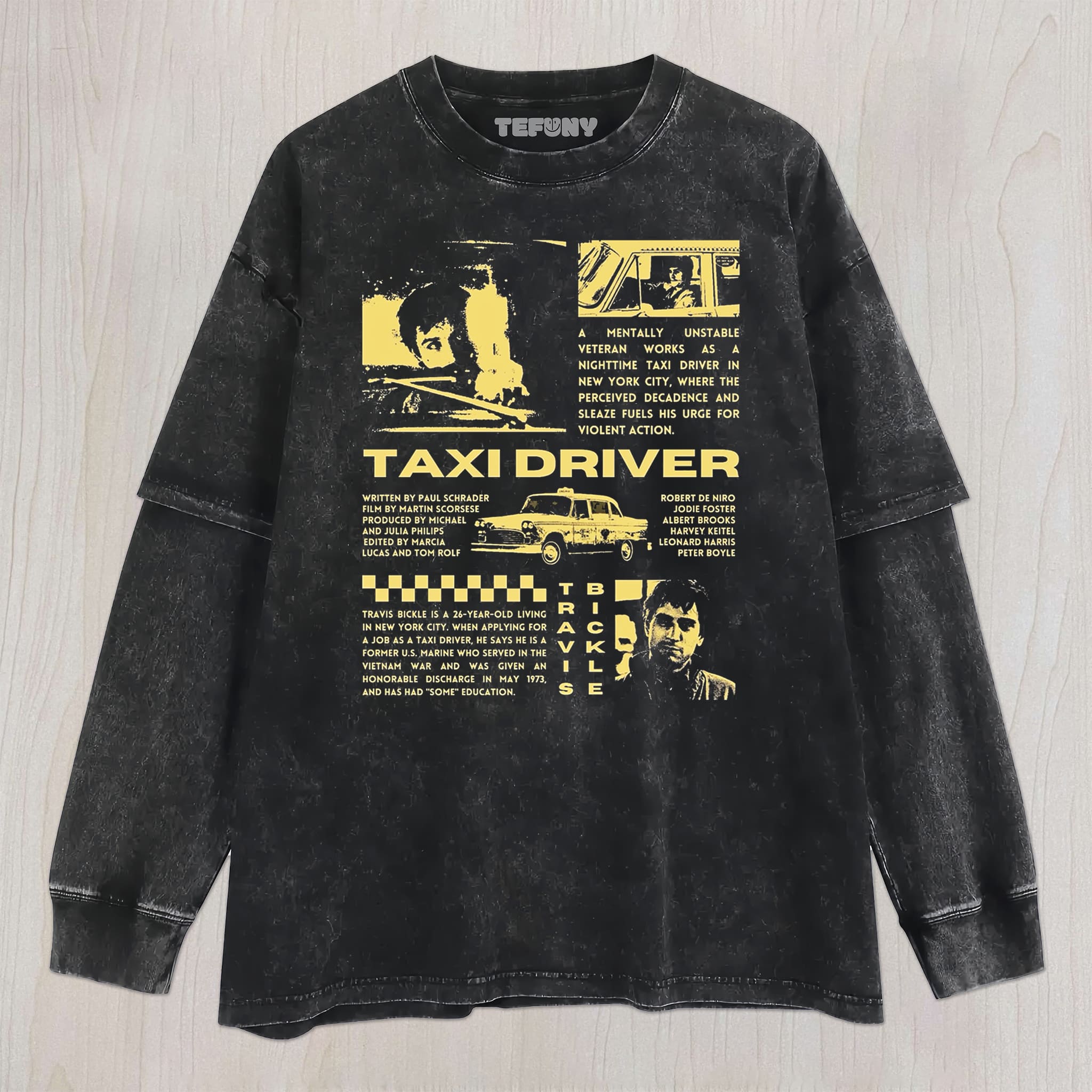 TAXI DRIVER V1 UNISEX TEE, TANK TOP, LAYERED LS, SWEATSHIRT & HOODIE