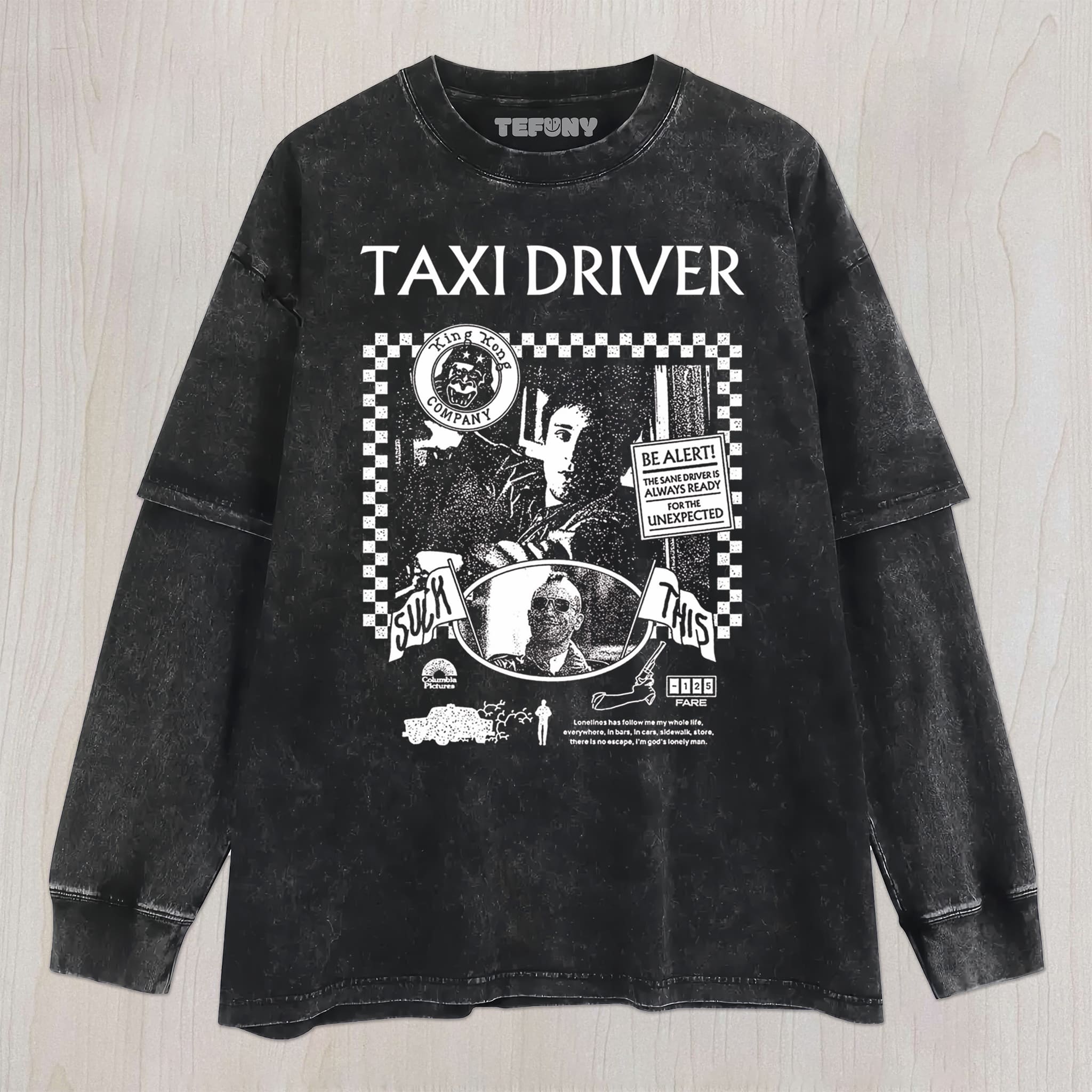 TAXI DRIVER V4 UNISEX TEE, TANK TOP, LAYERED LS, SWEATSHIRT & HOODIE