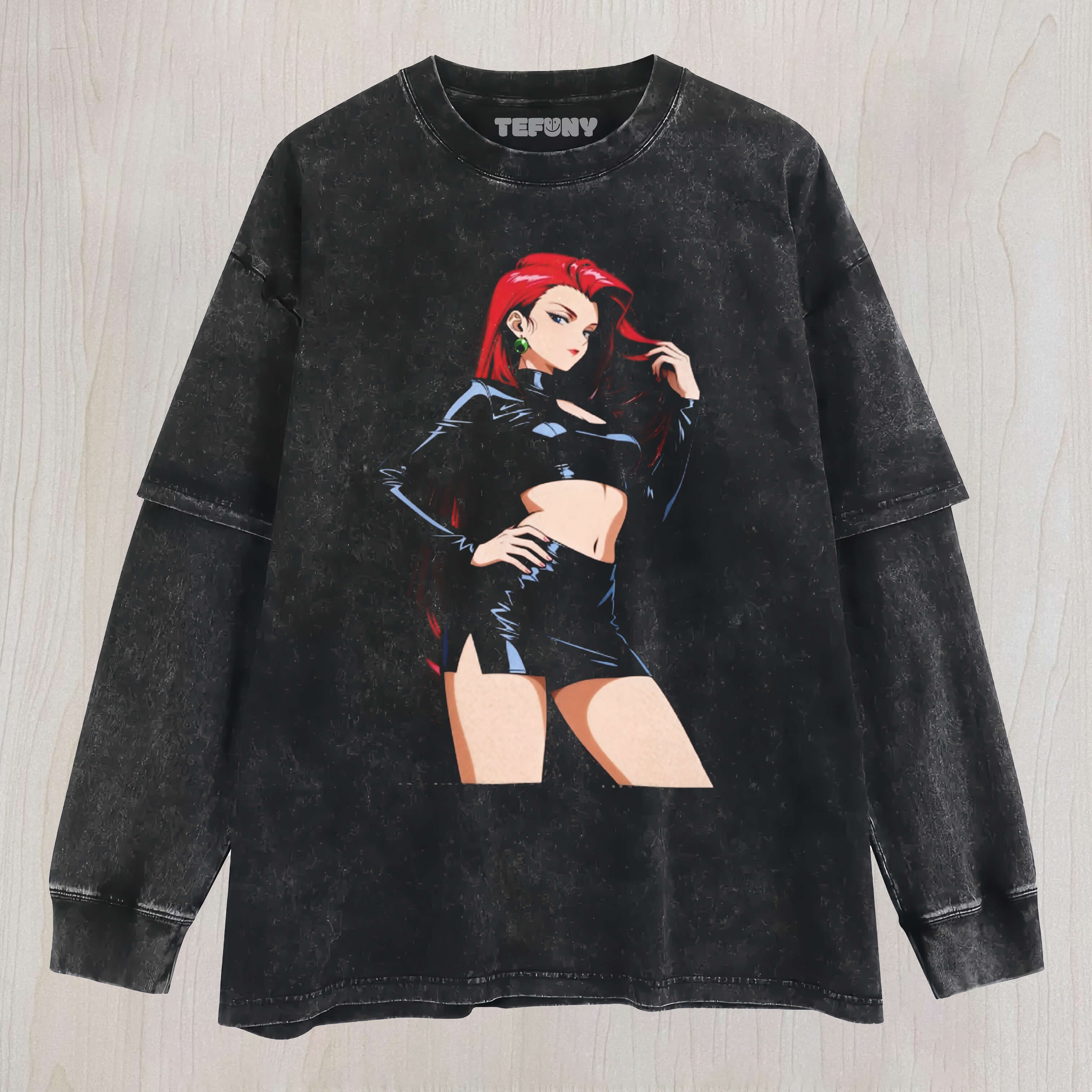 TEAM ROCKET VINTAGE V3 LAYERED LONG SLEEVE