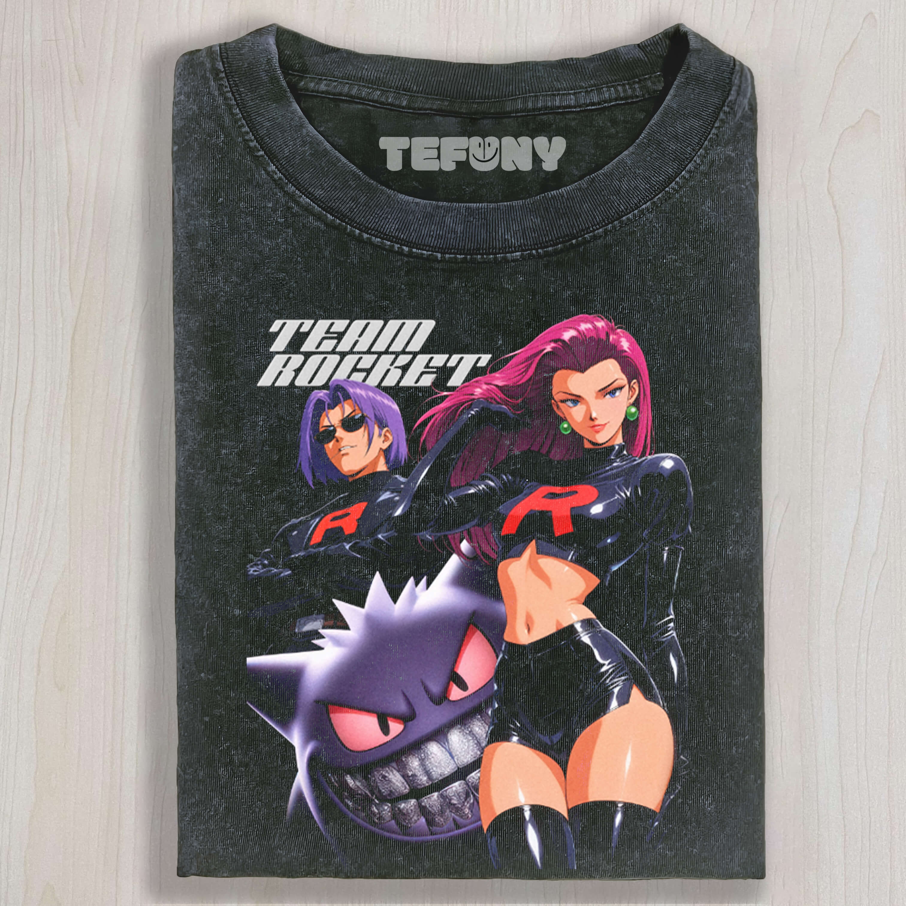 TEAM ROCKET VINTAGE V6 TEE & SWEAT & HOOD
