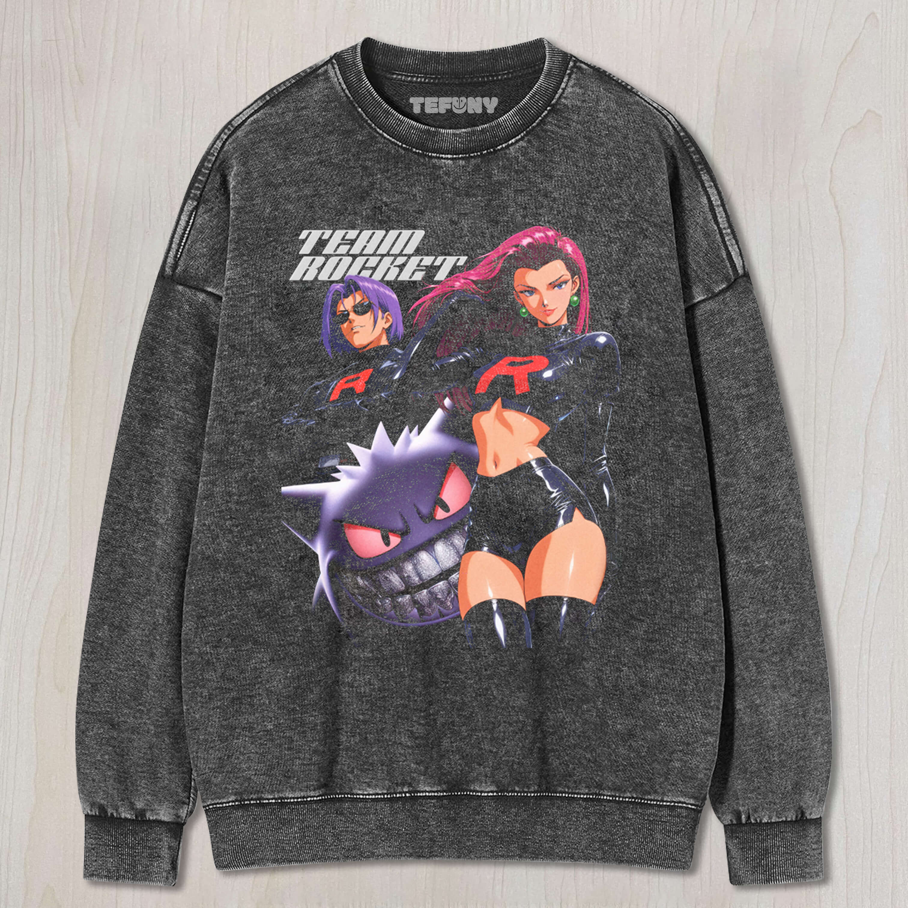 TEAM ROCKET VINTAGE V6 TEE & SWEAT & HOOD