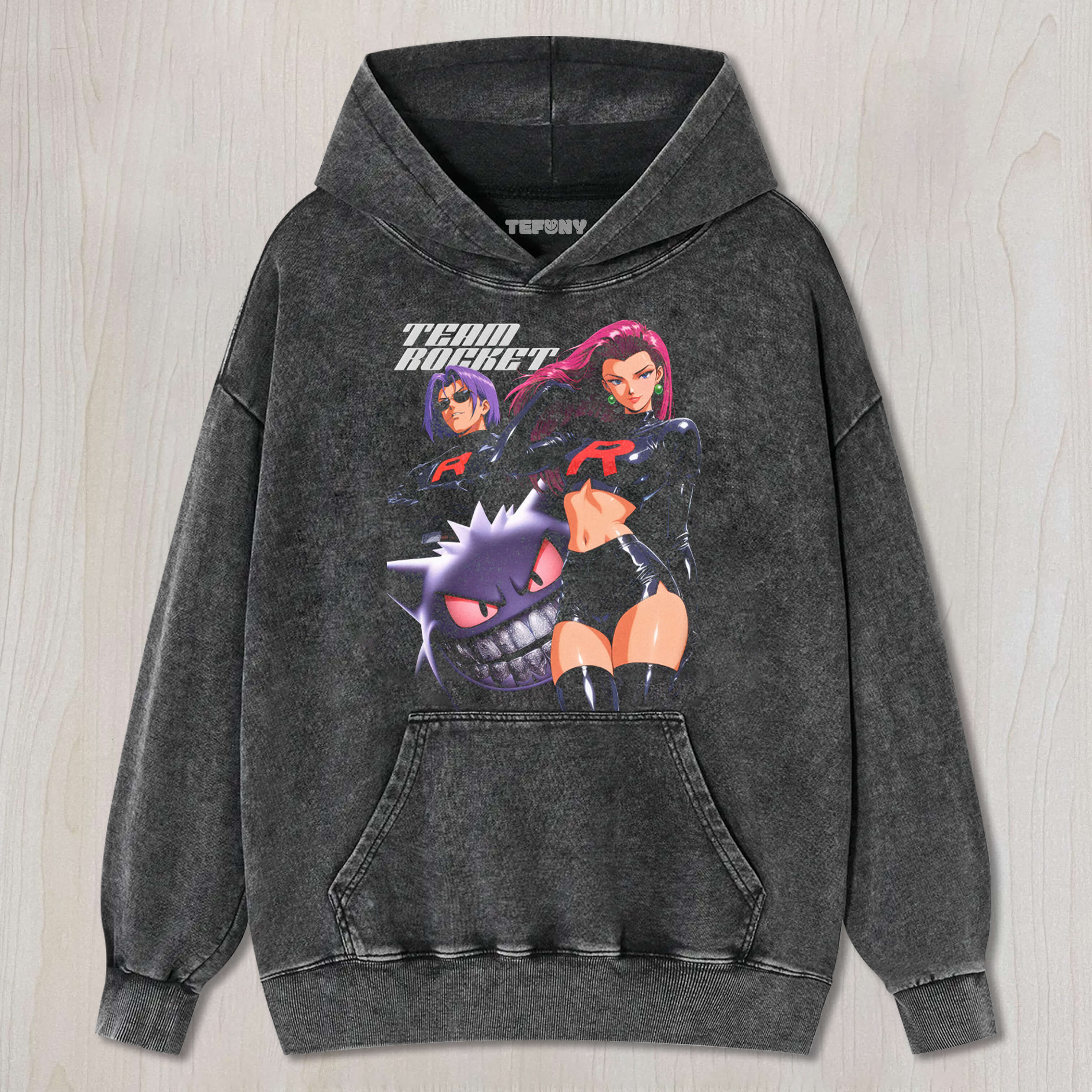 TEAM ROCKET VINTAGE V6 TEE & SWEAT & HOOD