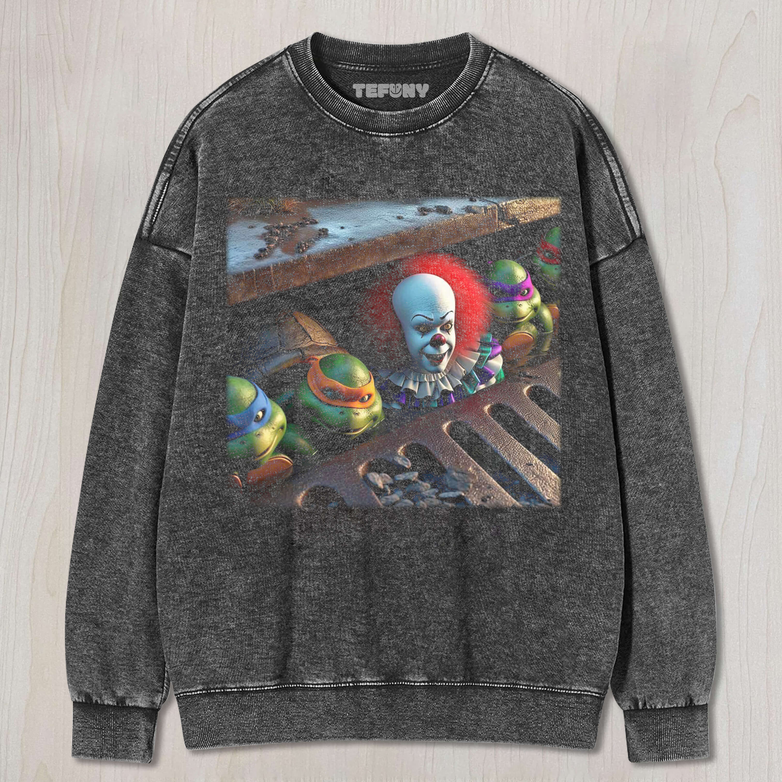 TEENAGE MUTANT NINJA TURTLES AND THE JOKER T-SHIRT