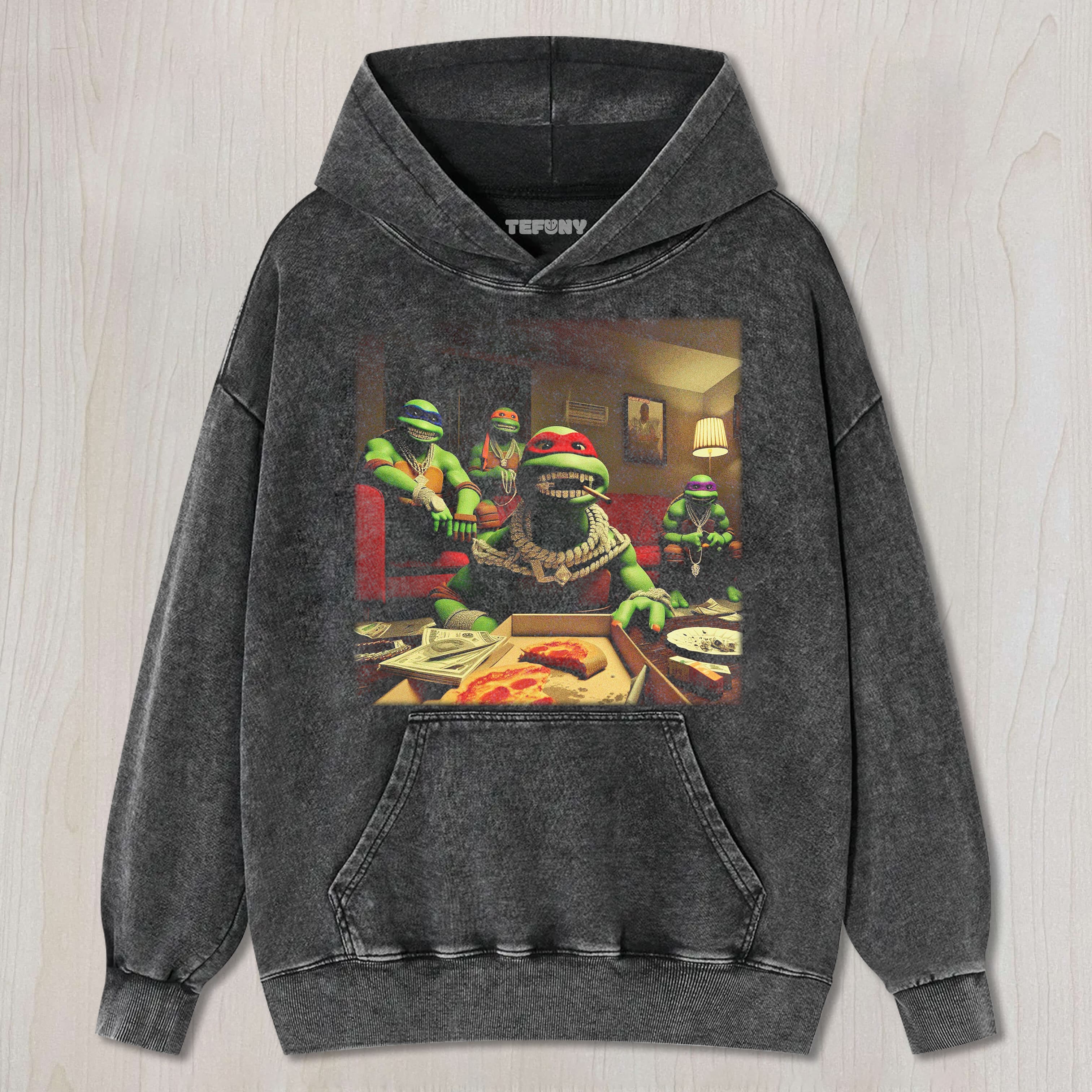 TEENAGE MUTANT NINJA TURTLES PIZZA TEE & SWEAT & HOOD