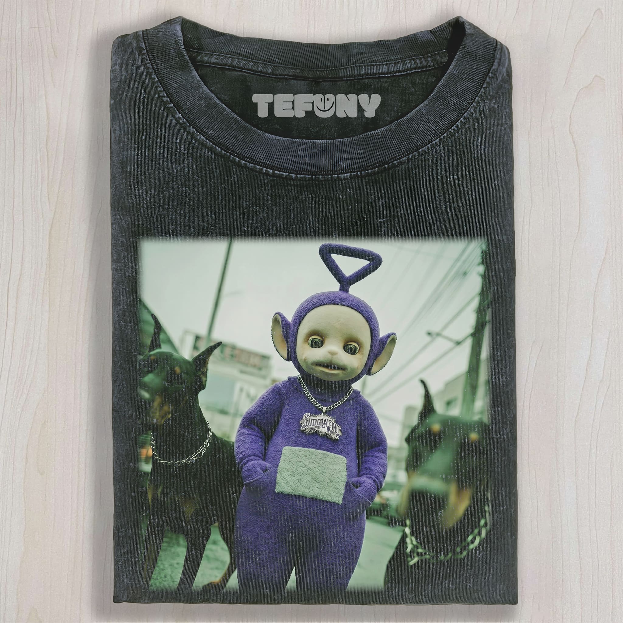 TELETUBBIES-SURREAL V3 UNISEX TEE, TANK TOP, LAYERED LS, SWEATSHIRT & HOODIE