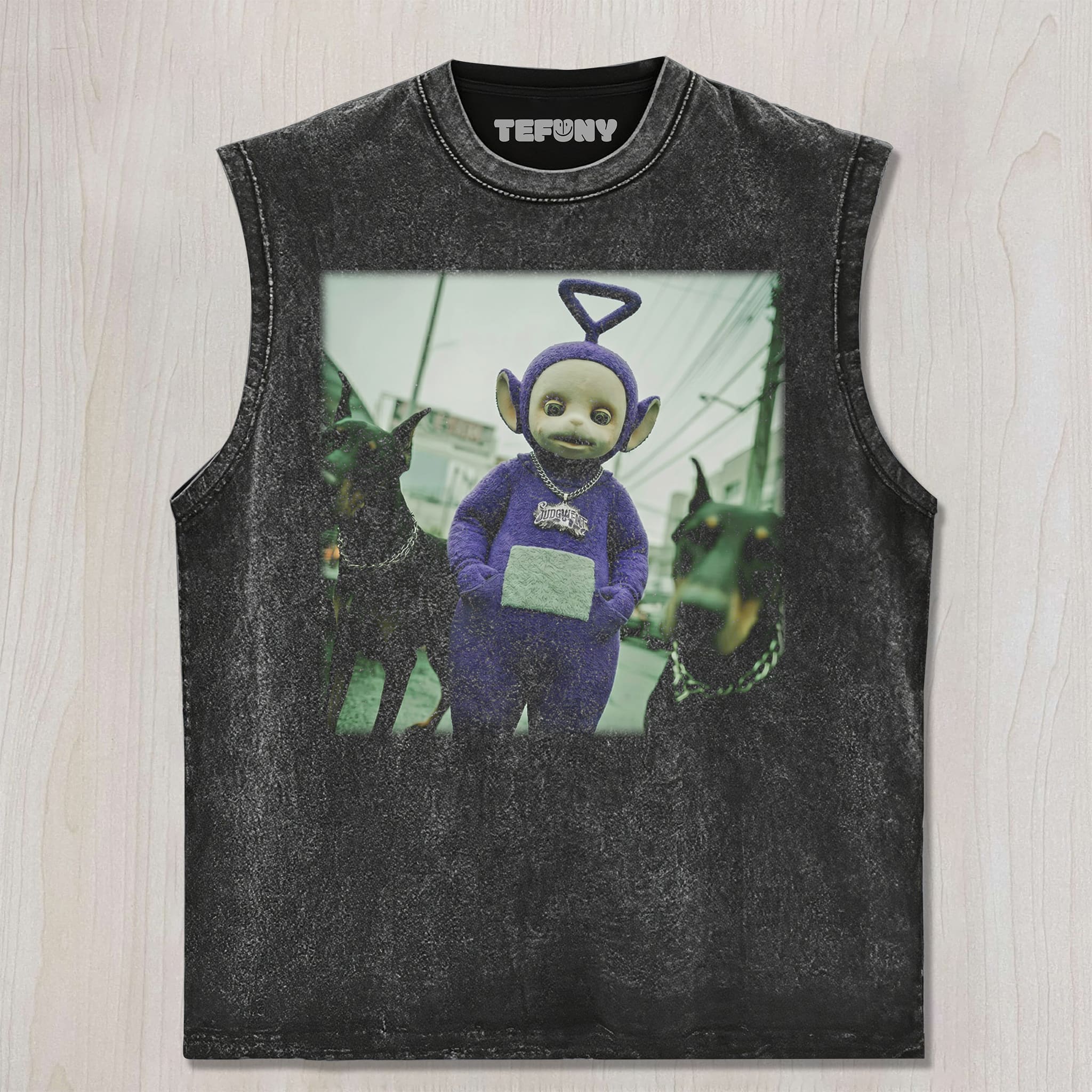 TELETUBBIES-SURREAL V3 UNISEX TEE, TANK TOP, LAYERED LS, SWEATSHIRT & HOODIE