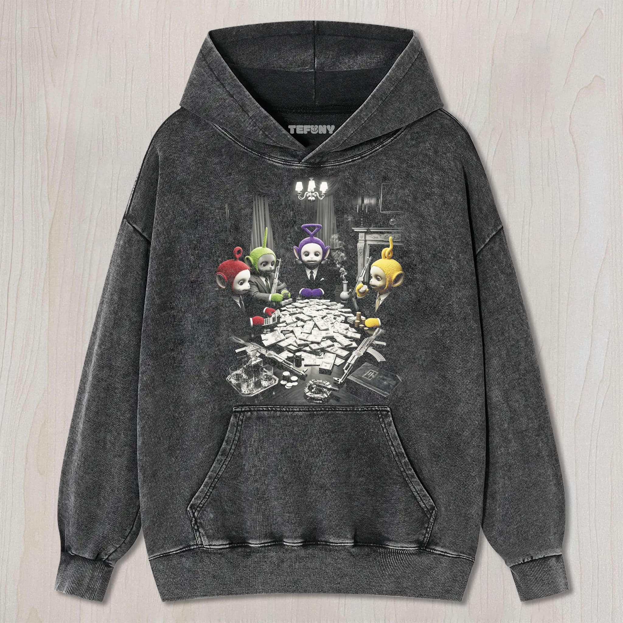 TELETUBBIES-SURREAL V5 UNISEX TEE, TANK TOP, LAYERED LS, SWEATSHIRT & HOODIE