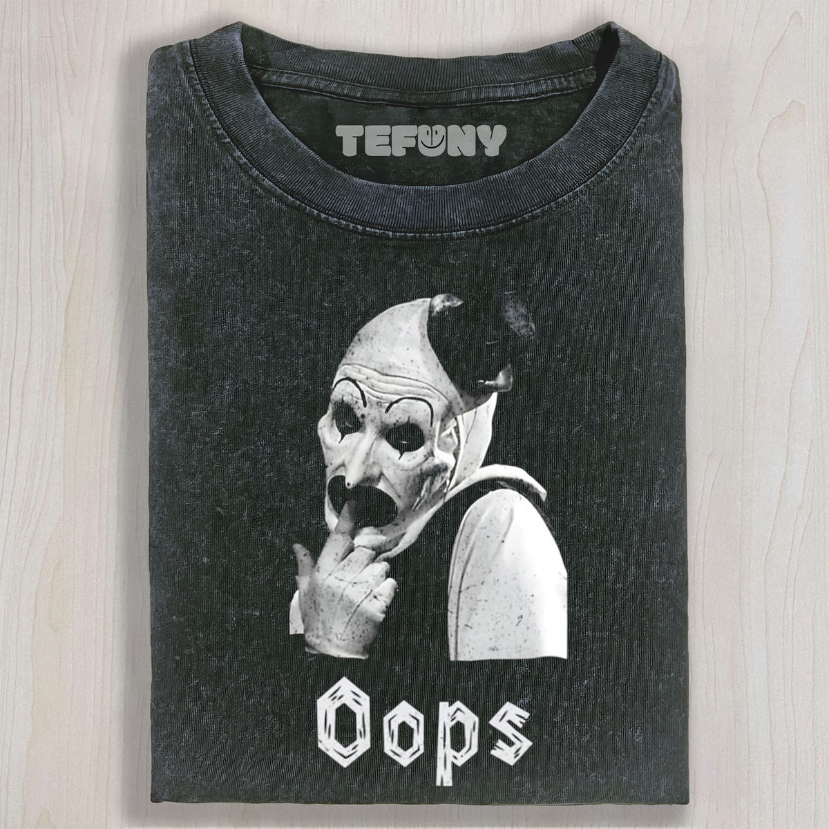 TERRIFIER OOPS  UNISEX TEE, TANK TOP, LAYERED LS, SWEATSHIRT & HOODIE