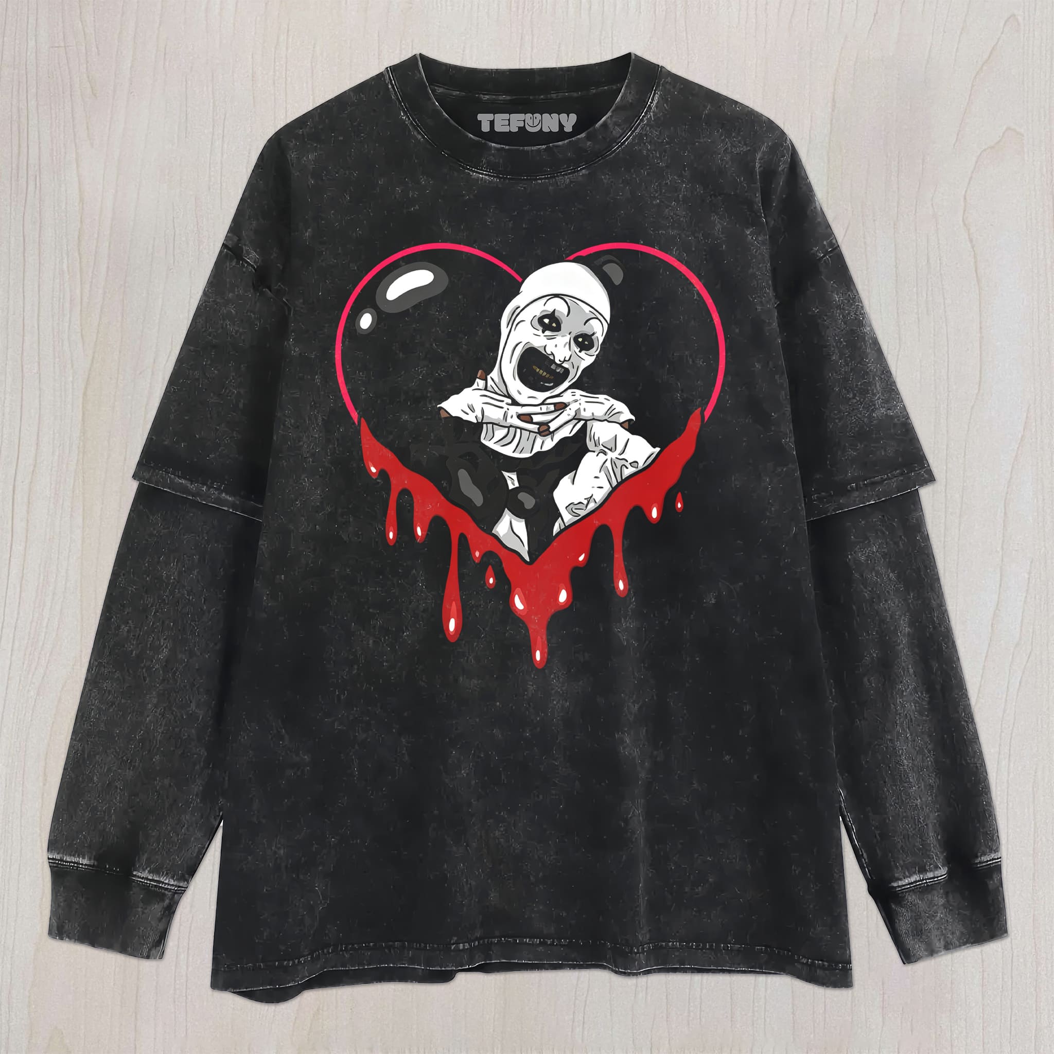 TERRIFIER UNISEX TEE, TANK TOP, LAYERED LS, SWEATSHIRT & HOODIE