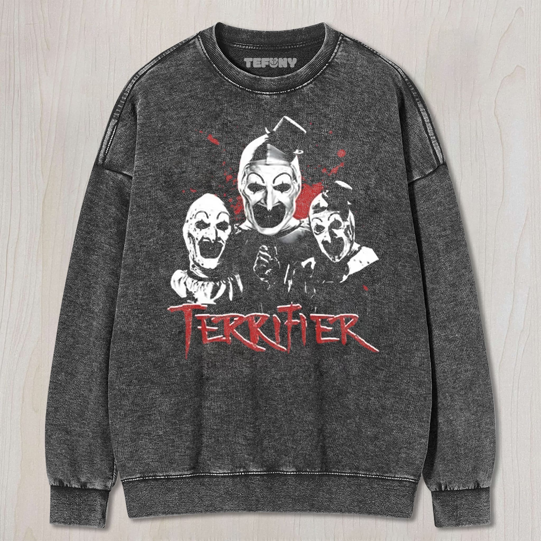 TERRIFIER UNISEX TEE, TANK TOP, LAYERED LS, SWEATSHIRT & HOODIE