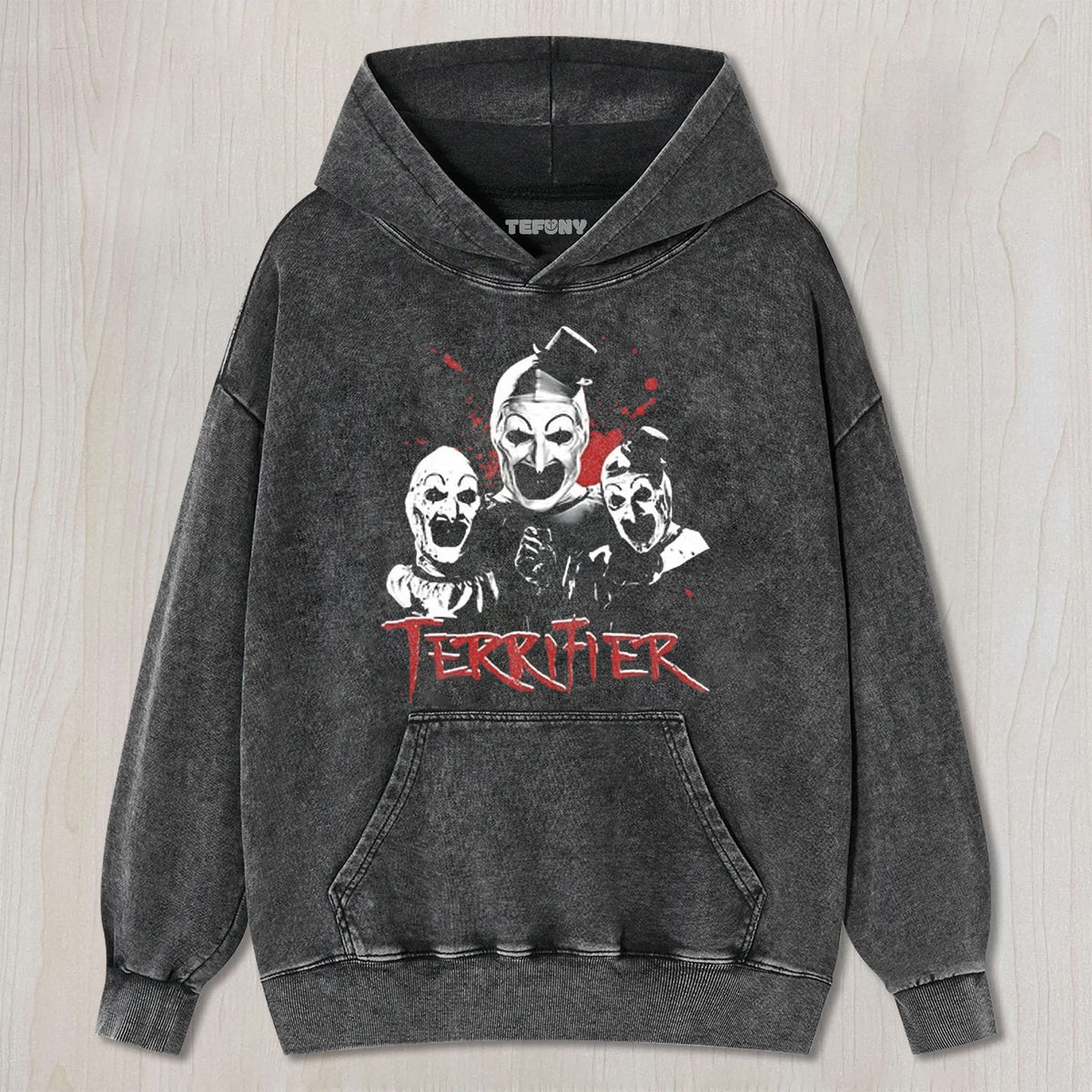 TERRIFIER UNISEX TEE, TANK TOP, LAYERED LS, SWEATSHIRT & HOODIE