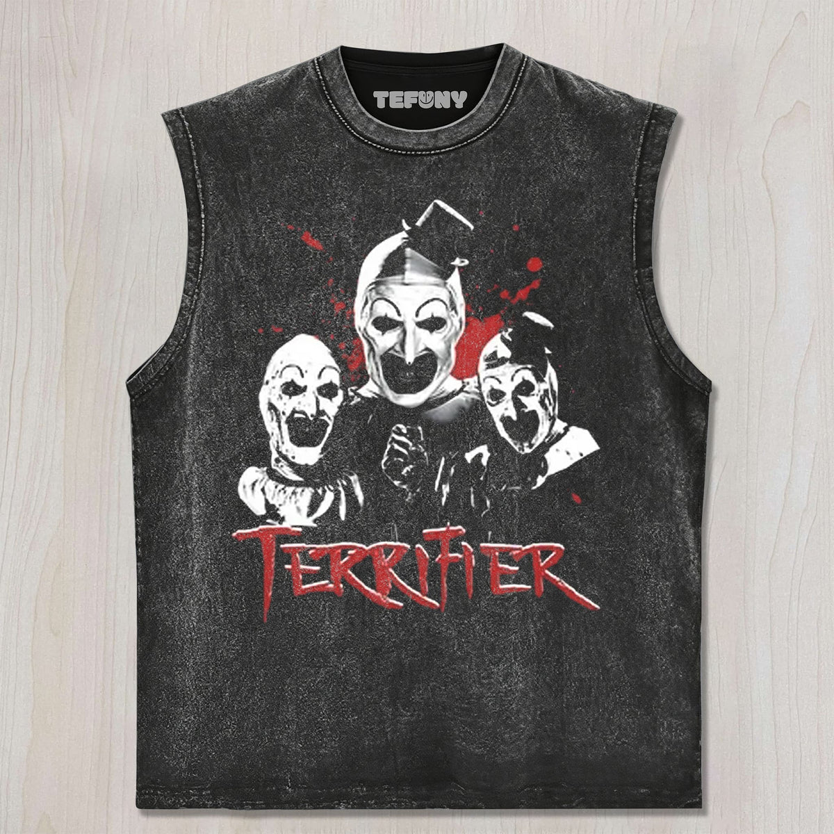 TERRIFIER UNISEX TEE, TANK TOP, LAYERED LS, SWEATSHIRT & HOODIE