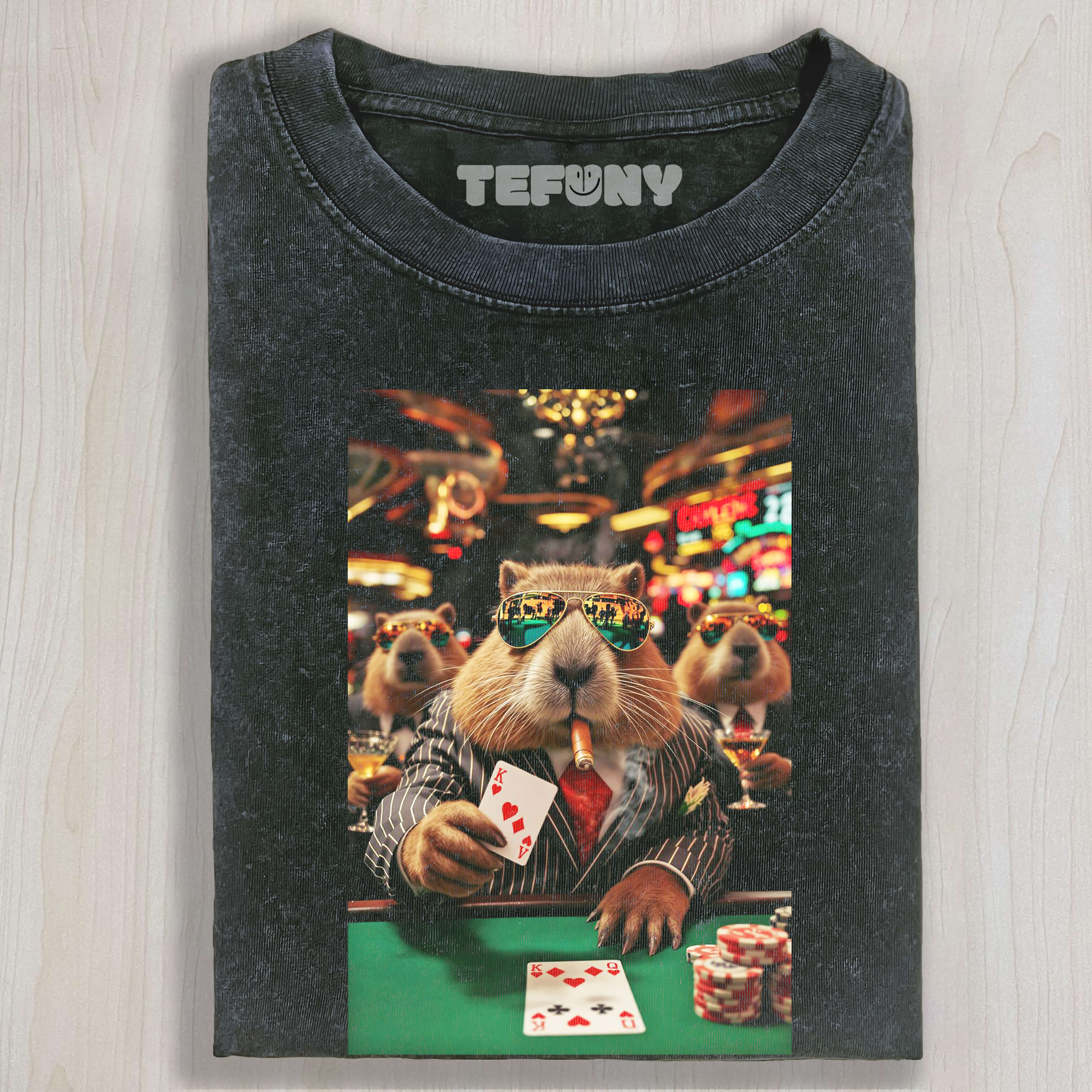 THAT CAPYBARAS AT THE CASINO TEE & SWEAT & HOOD