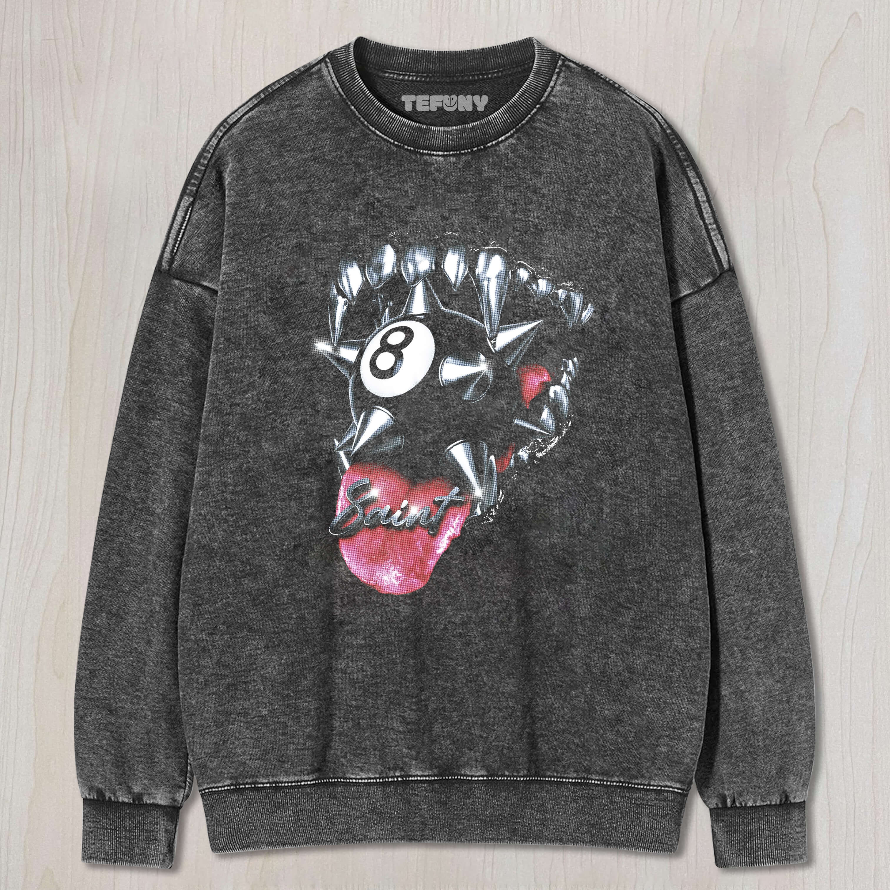 THE 8-BALL IN THE MOUTH TEE & SWEAT & HOOD